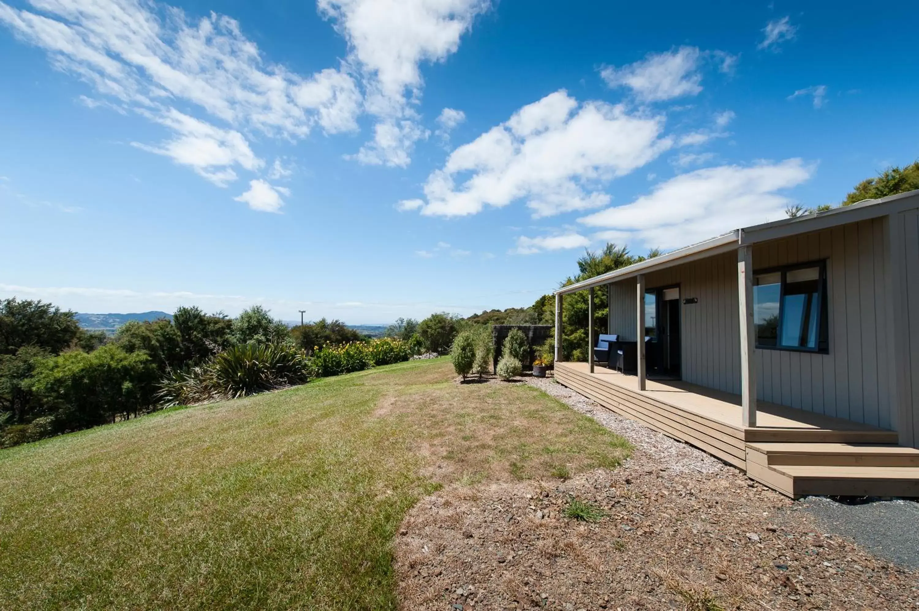 Patio, Property Building in Auckland Country Cottages