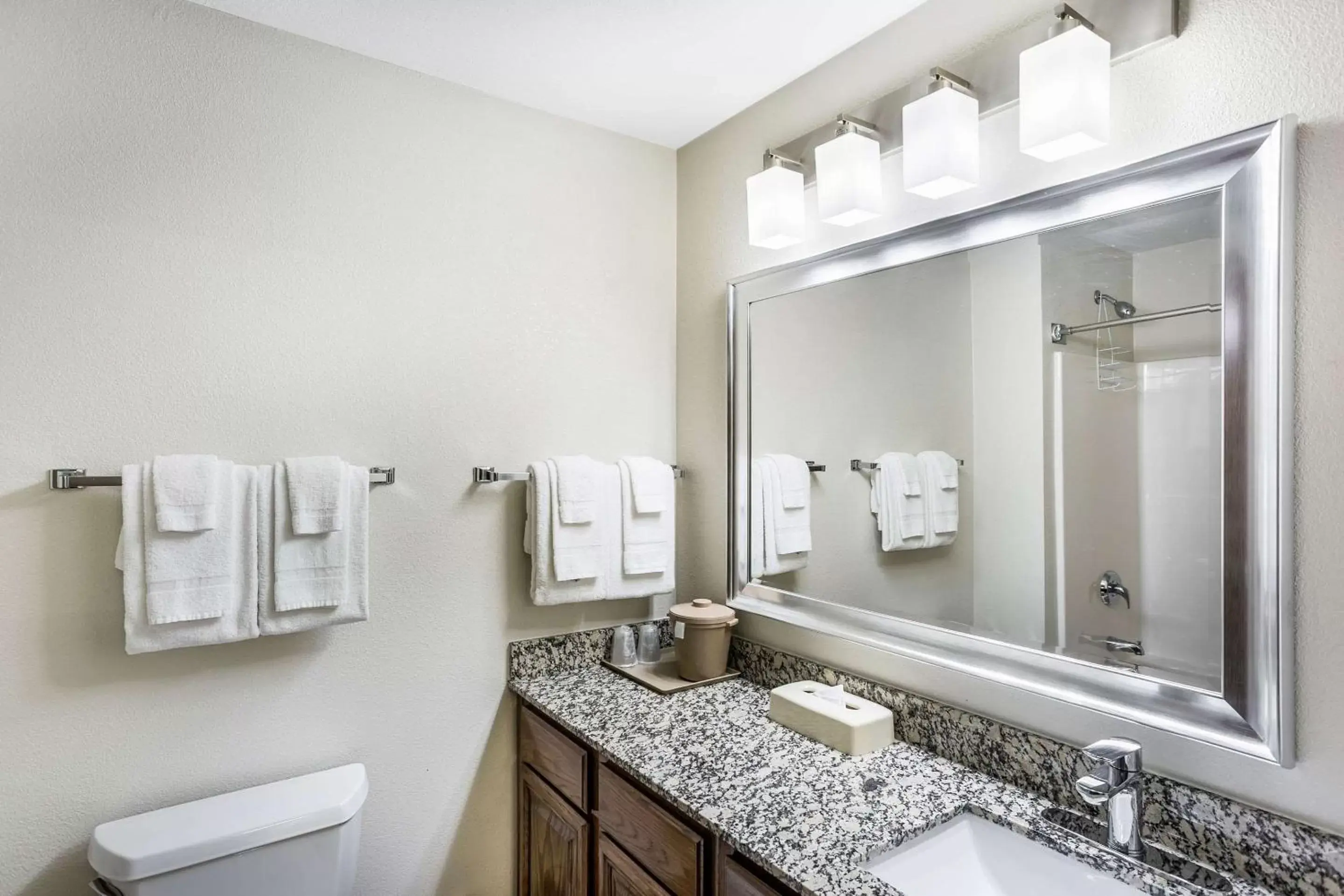 Photo of the whole room, Bathroom in MainStay Suites Cedar Rapids North - Marion