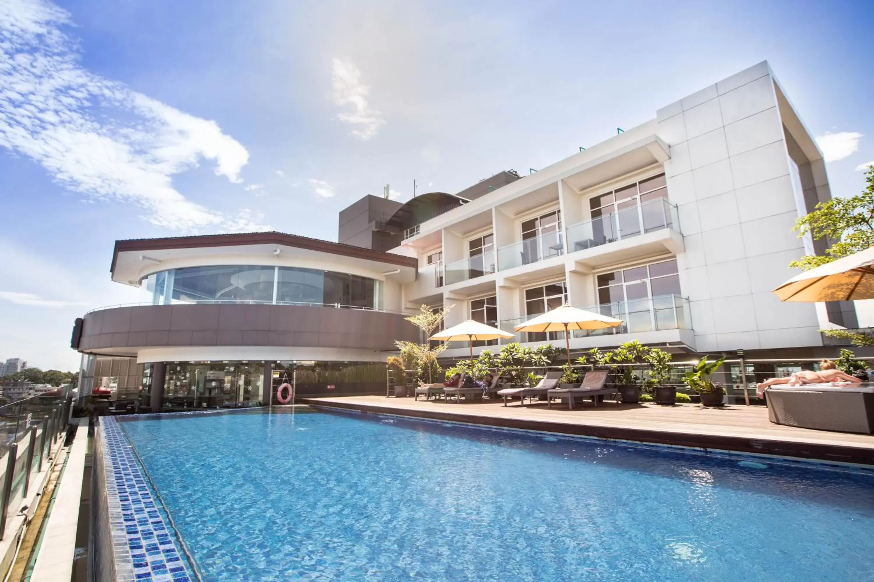 Swimming pool, Property Building in Grandia Hotel