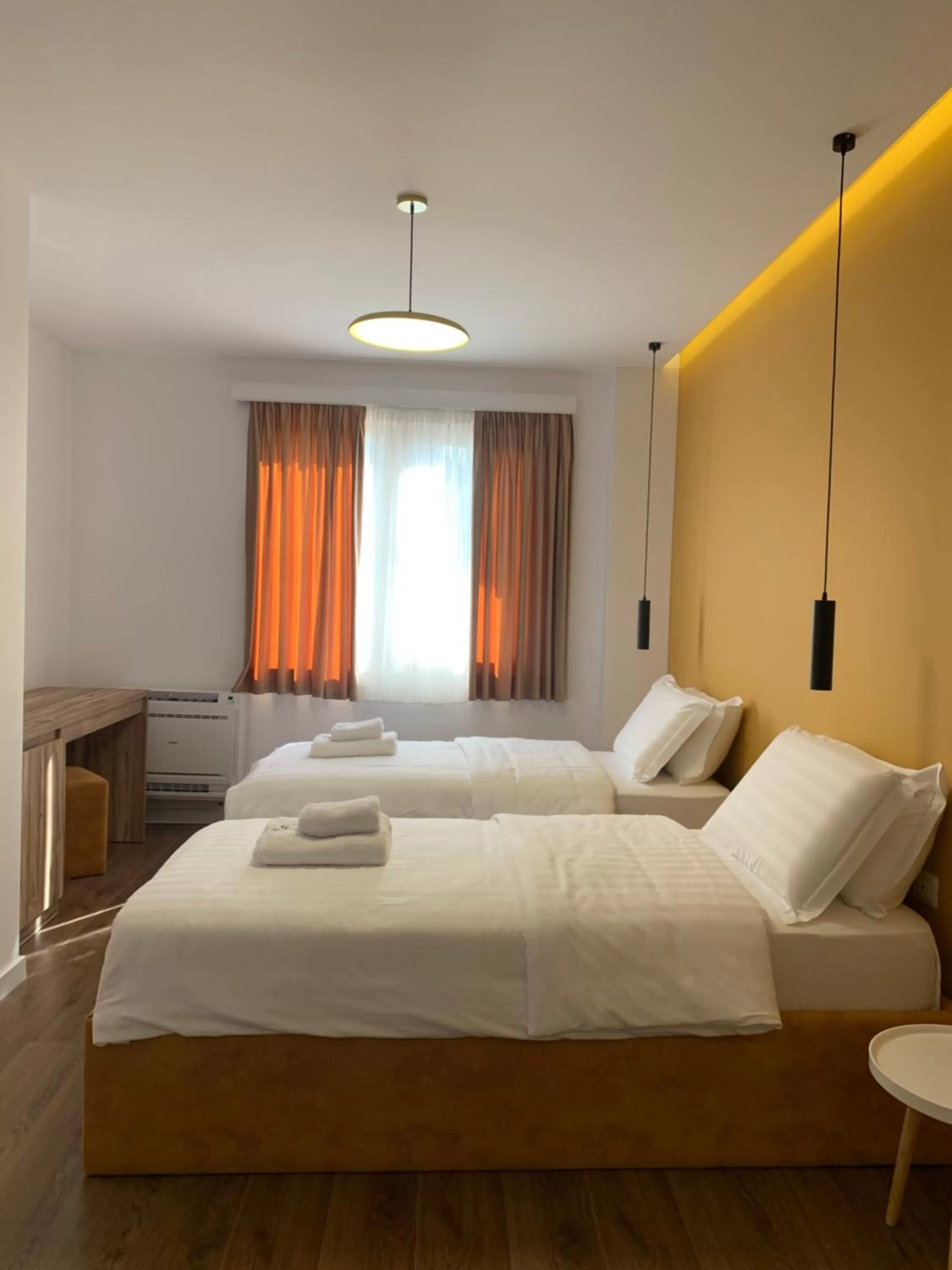 Bed in Grand Hotel Pogradec