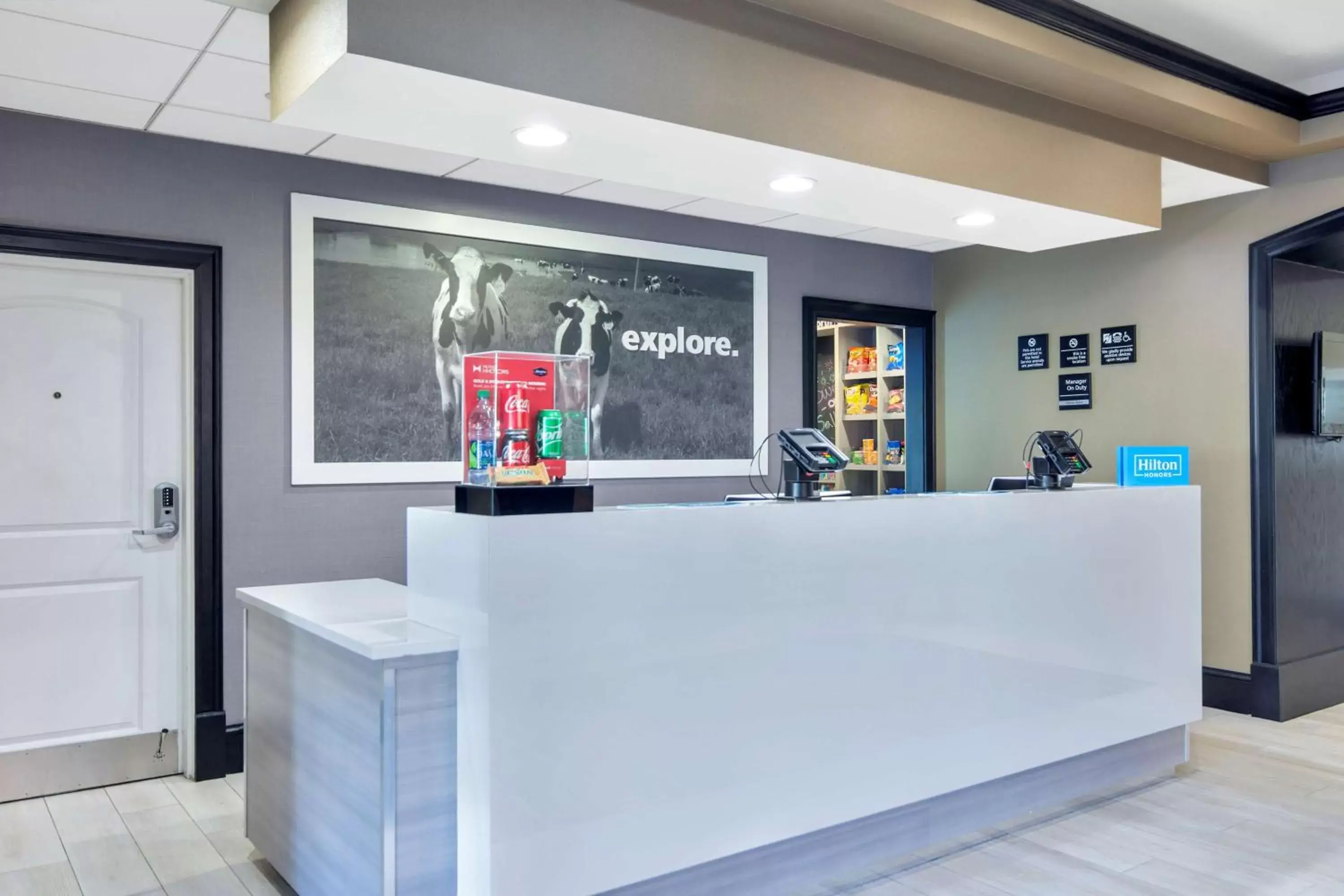 Lobby or reception in Hampton Inn & Suites Fort Worth-Fossil Creek Lobby or reception in Hampton Inn & Suites Fort Worth-Fossil Creek