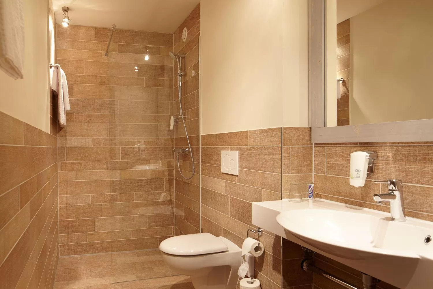 Bathroom in Beach Motel St. Peter-Ording