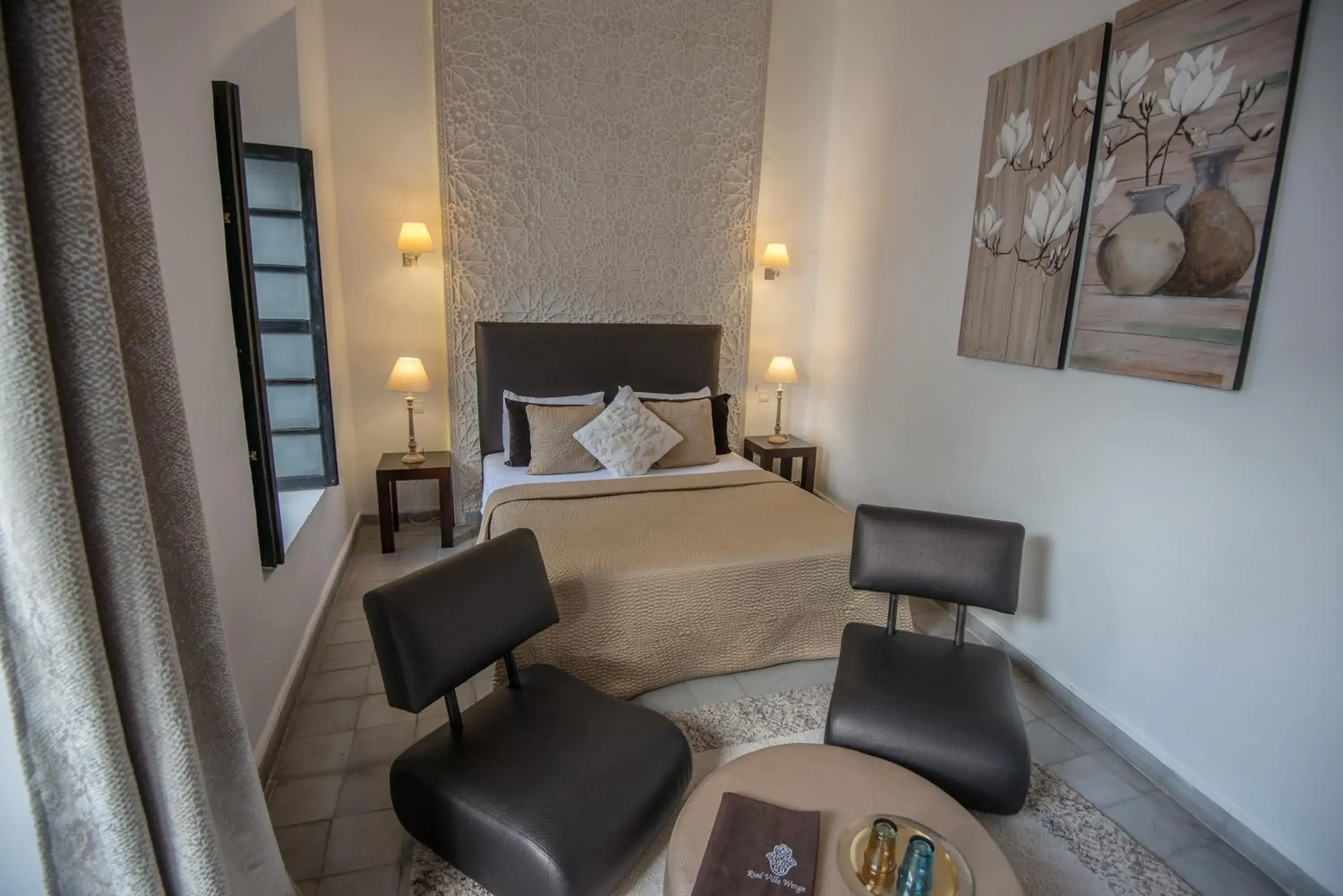 Bed, Seating Area in Riad Villa Weng & Spa