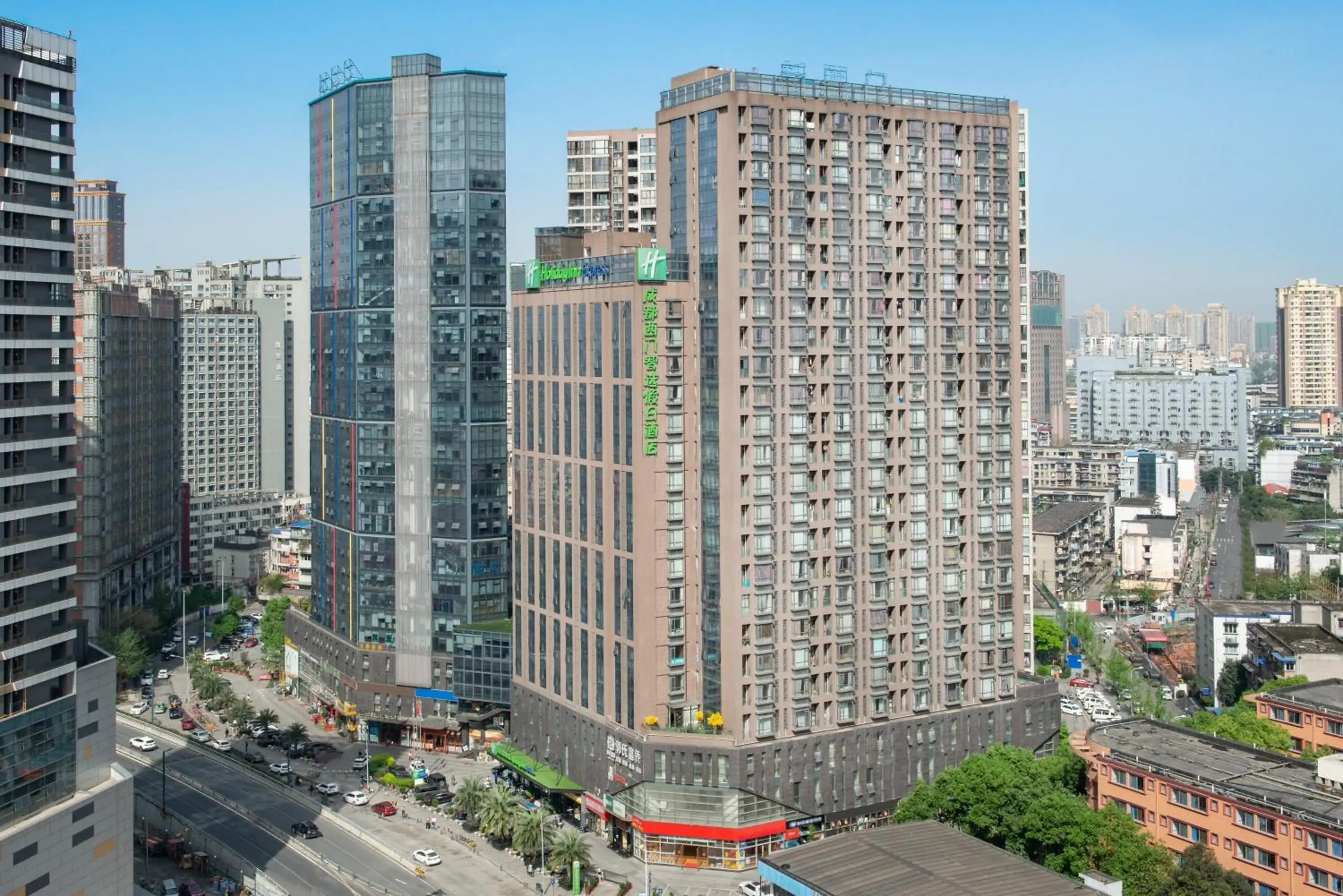 Property building in Holiday Inn Express Chengdu West Gate, an IHG Hotel