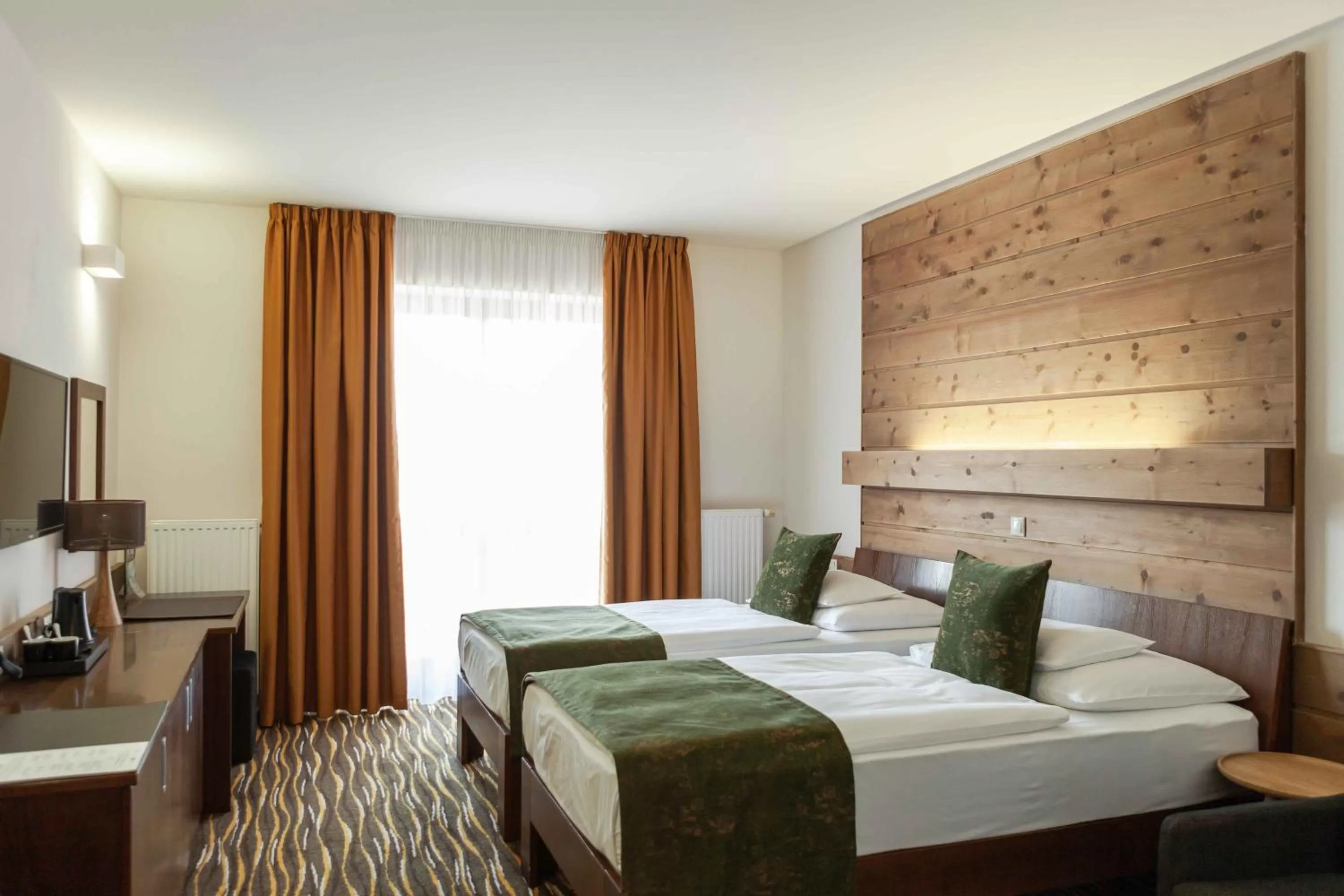 Bed in Equitana Hotel Resort