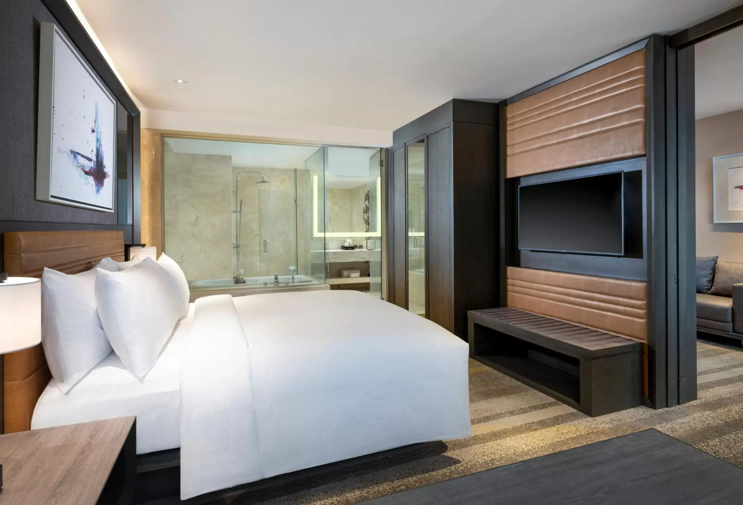 Bedroom, Bed in DoubleTree by Hilton Surabaya