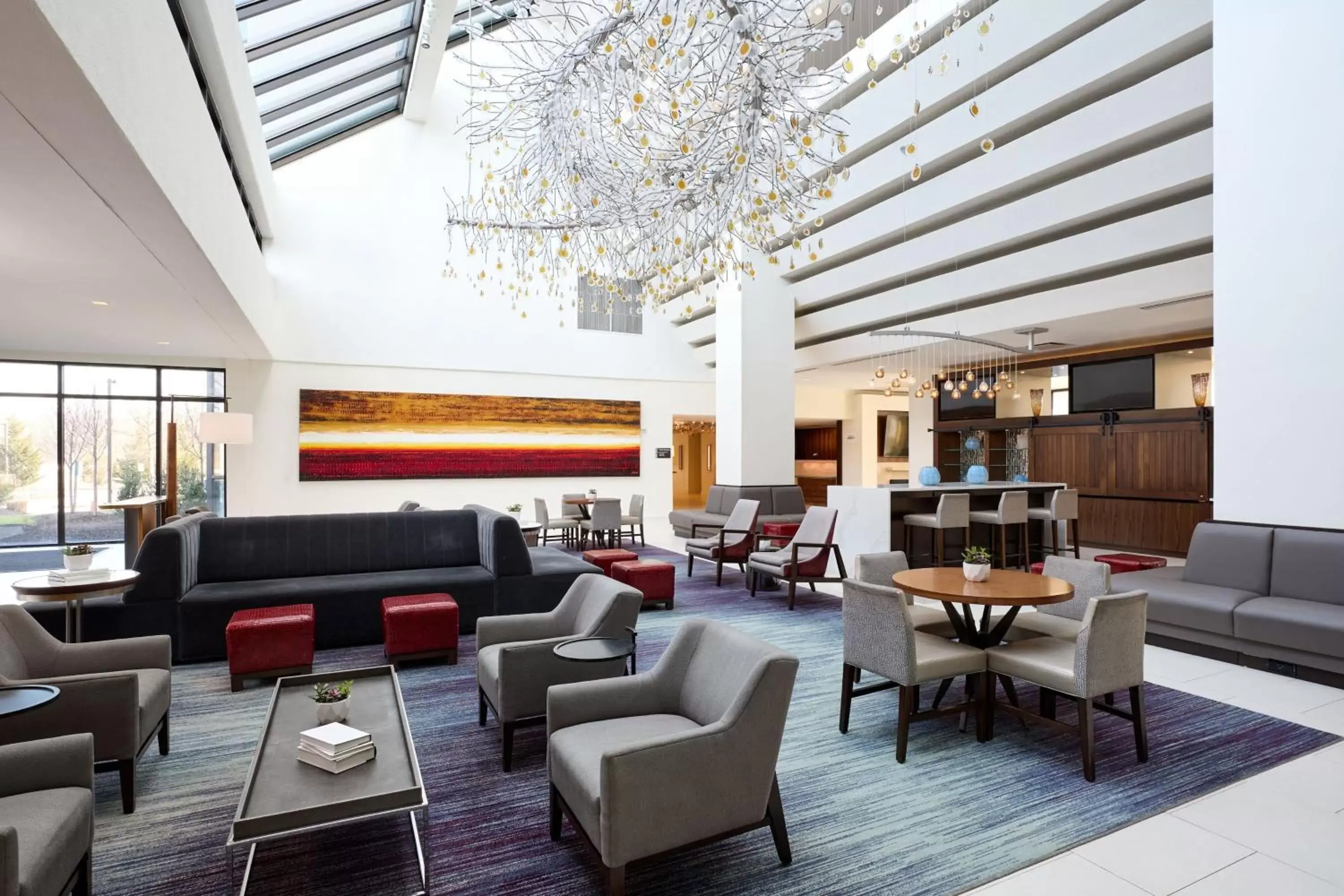Lobby or reception in Hanover Marriott