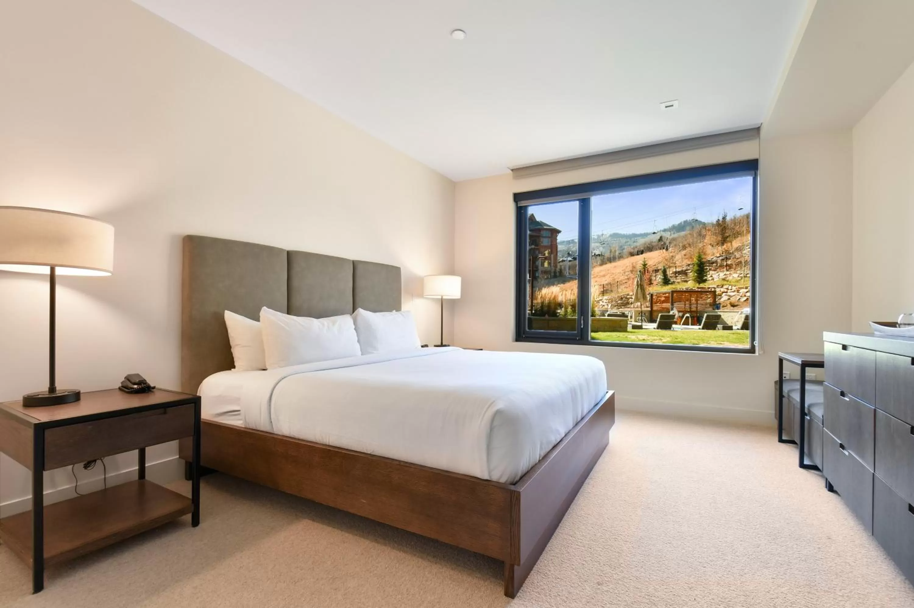 Bed in Lift Park City Condominiums