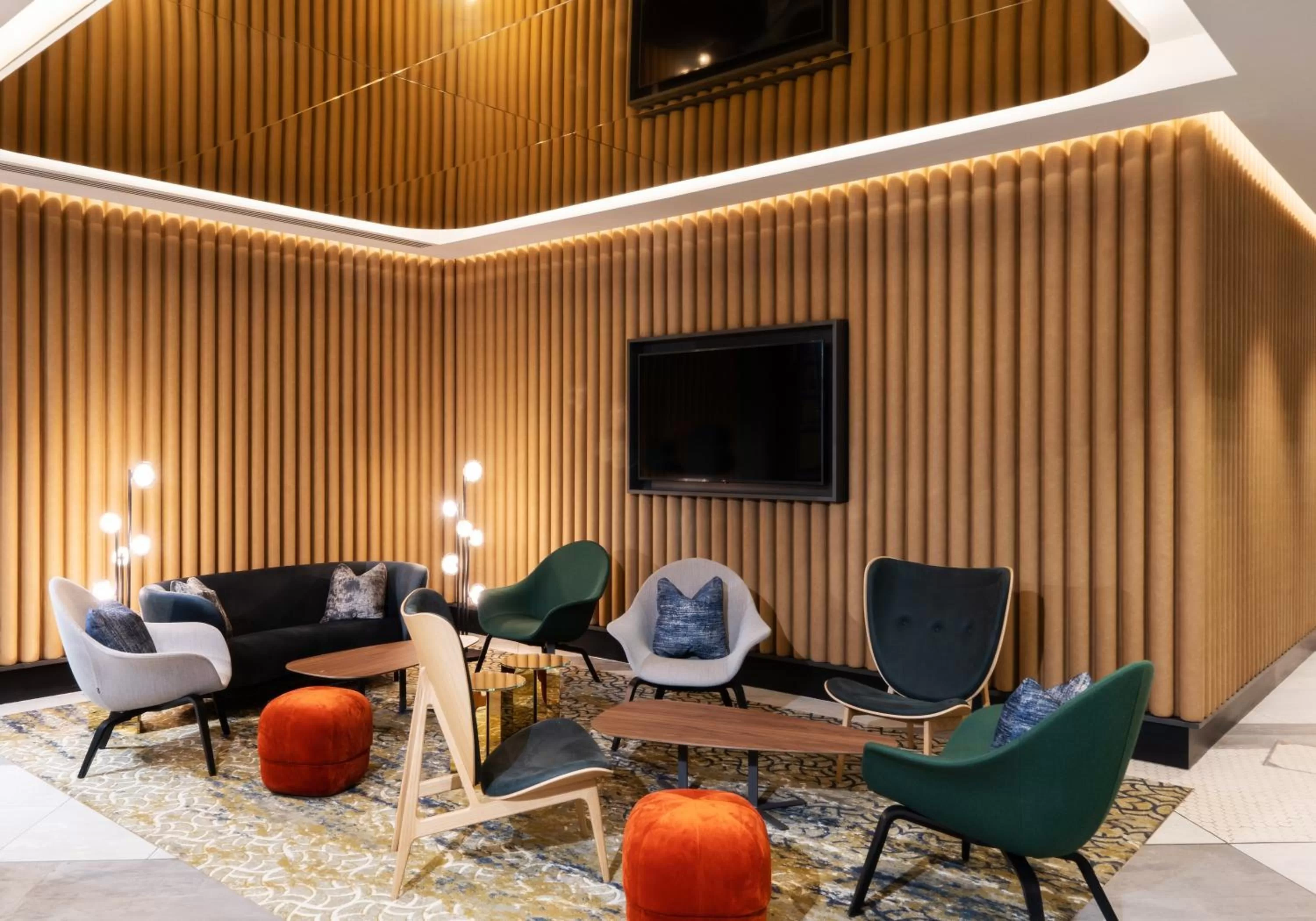 Seating area in Novotel Leicester