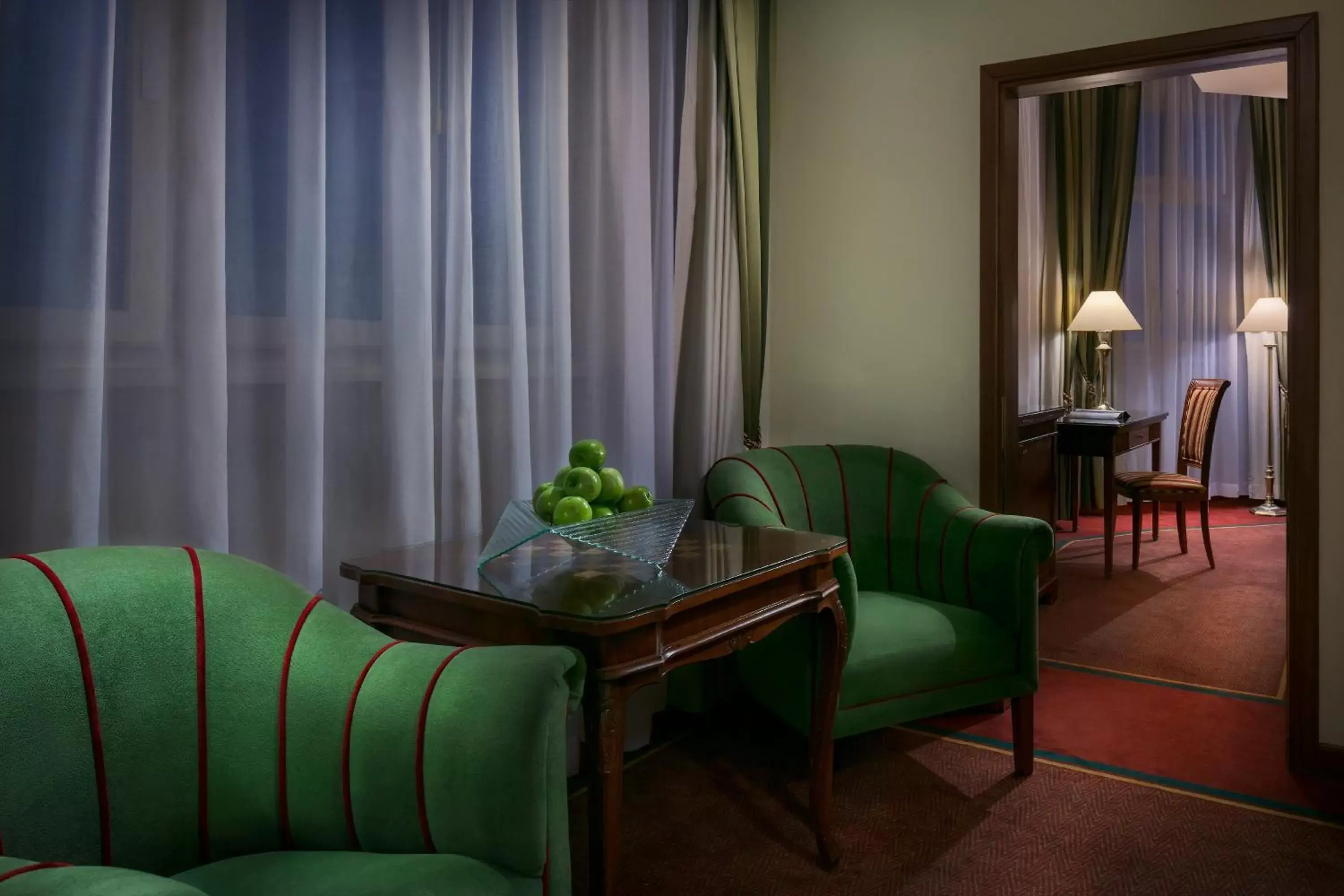 Living room, Seating Area in Art Nouveau Palace Hotel