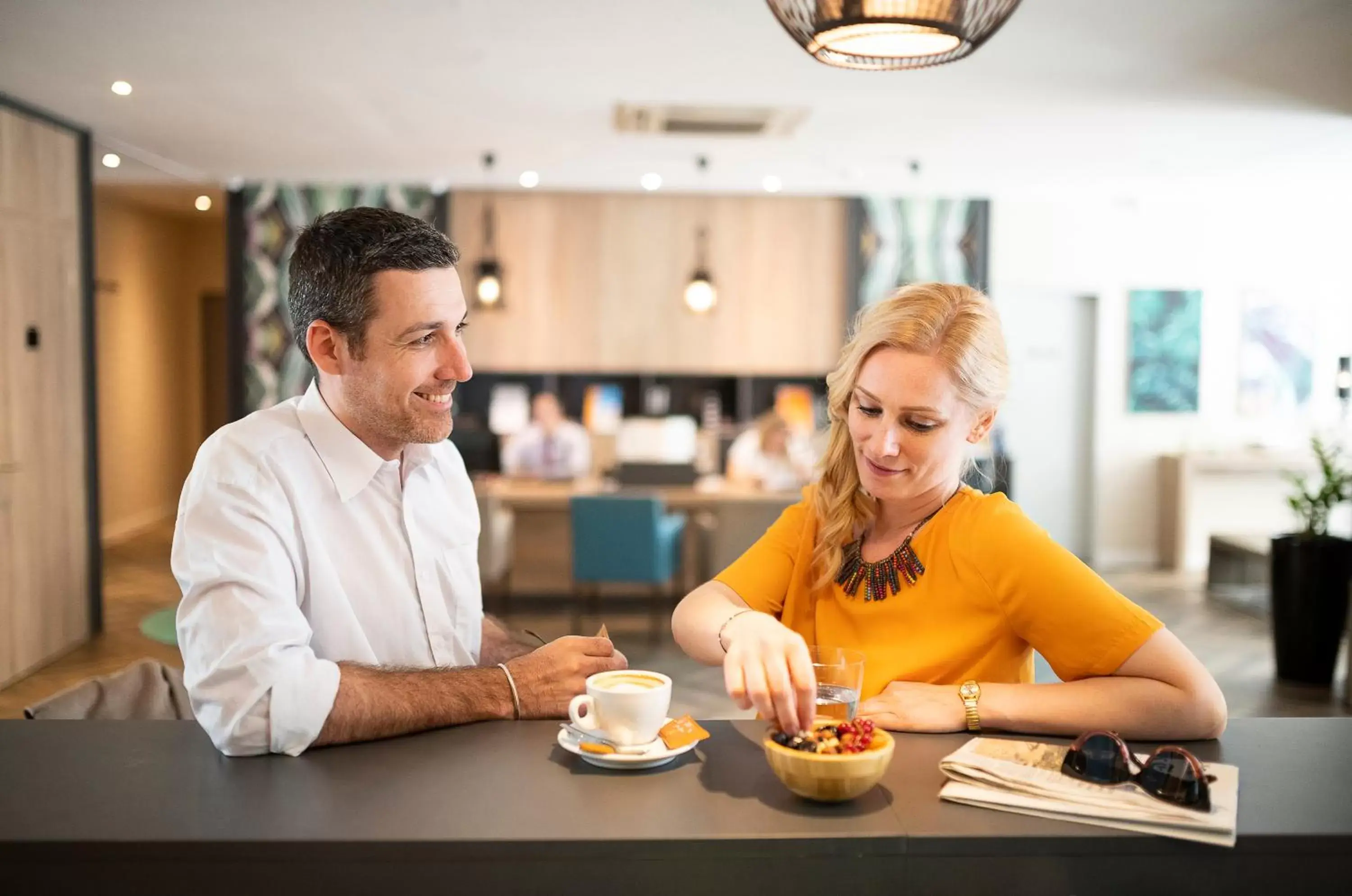 Lounge or bar in The Three Corners Lifestyle Hotel