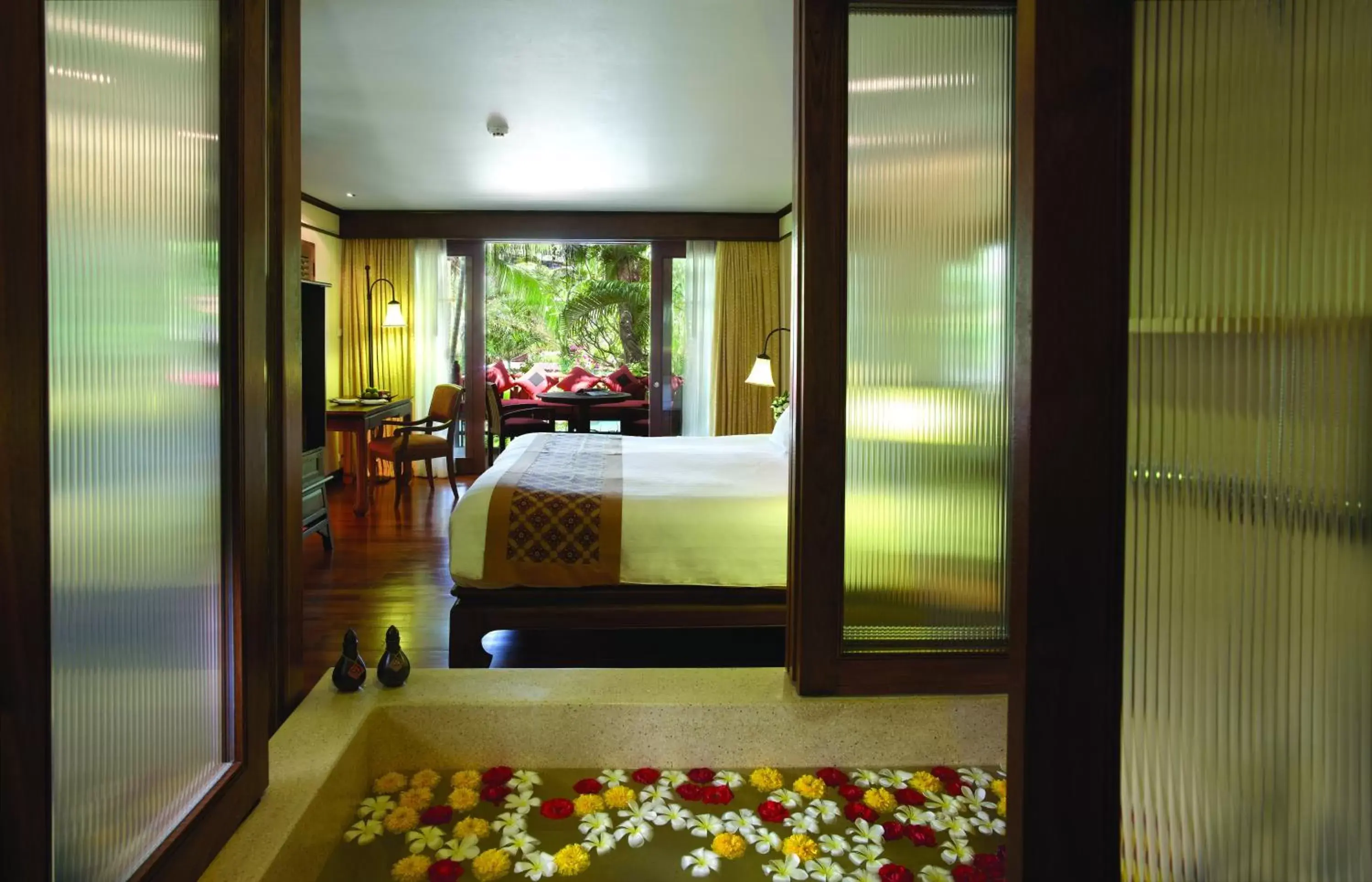 Bathroom, Bed in Anantara Hua Hin Resort - SHA Certified