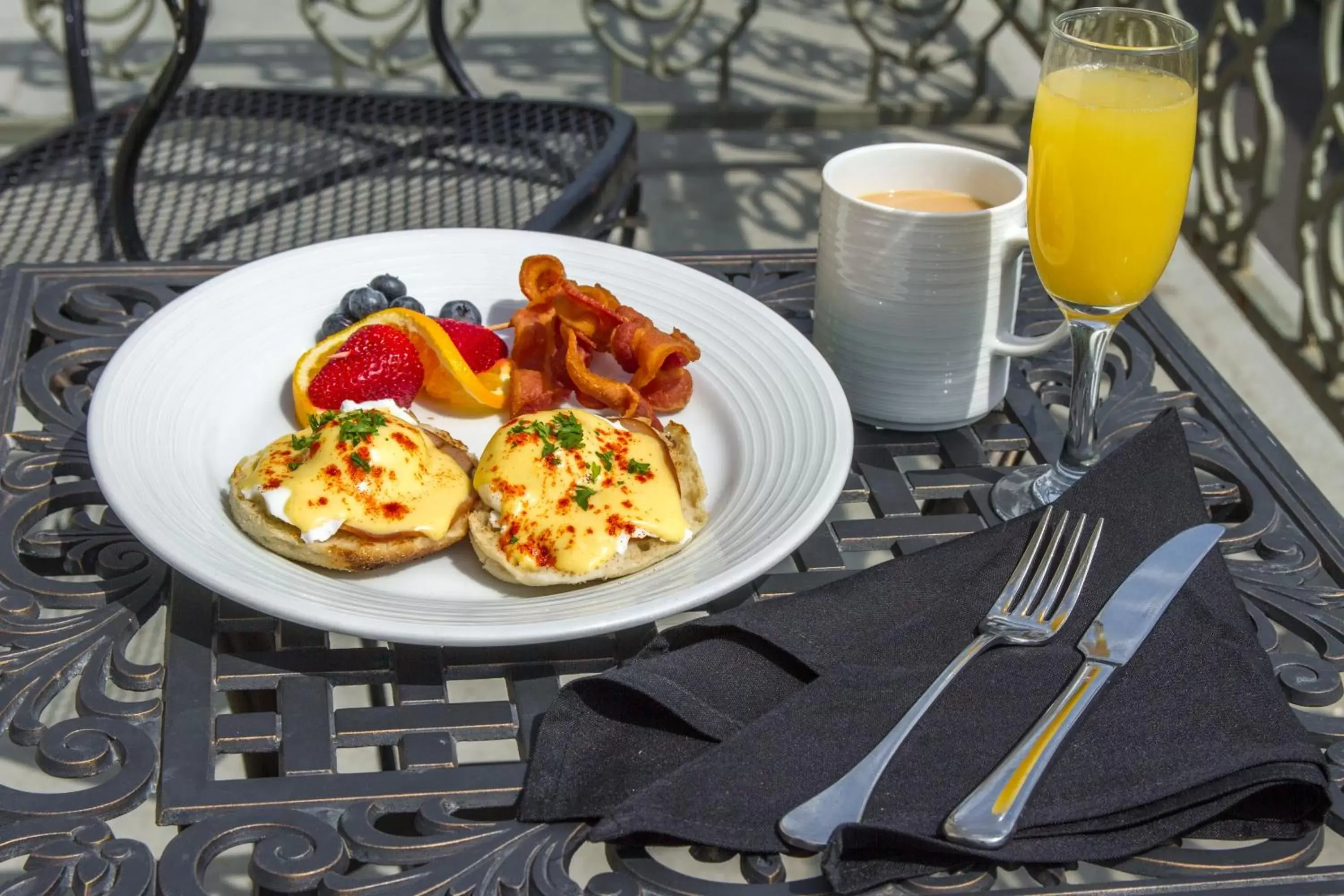 Breakfast, Food in Bourbon Orleans Hotel
