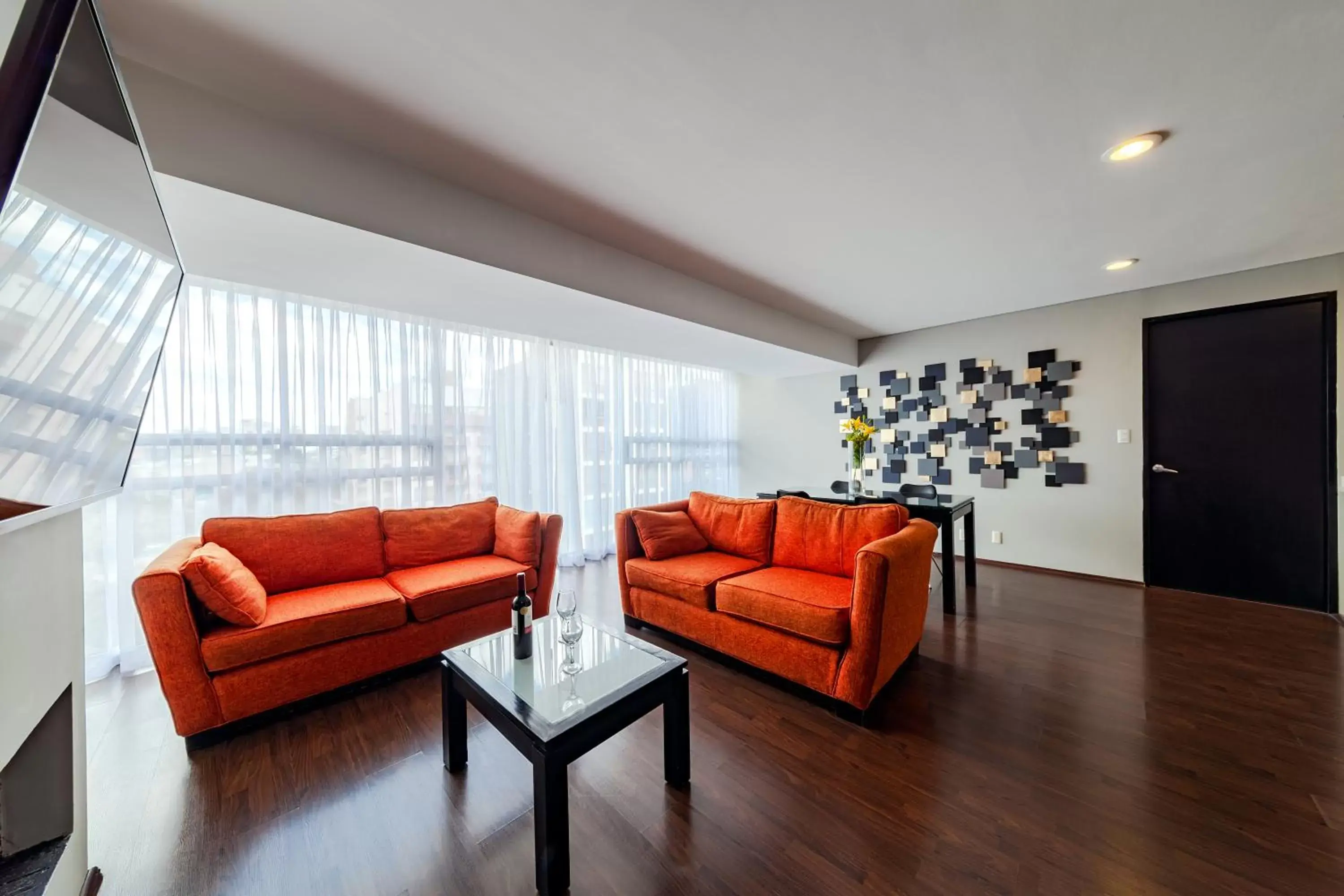 Living room, Seating Area in Suites Parioli