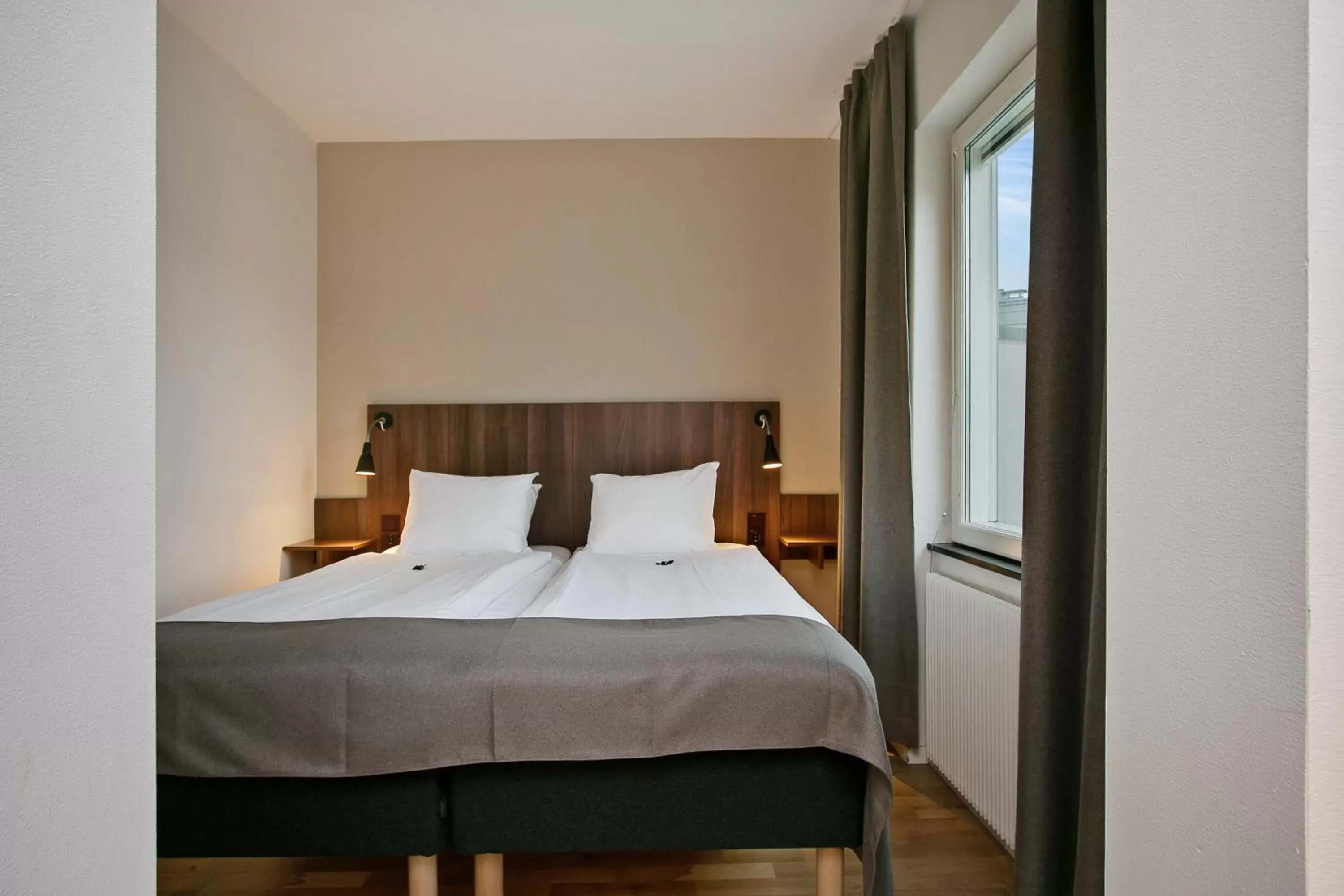 Bed in First Hotel Brommaplan Bed in First Hotel Brommaplan