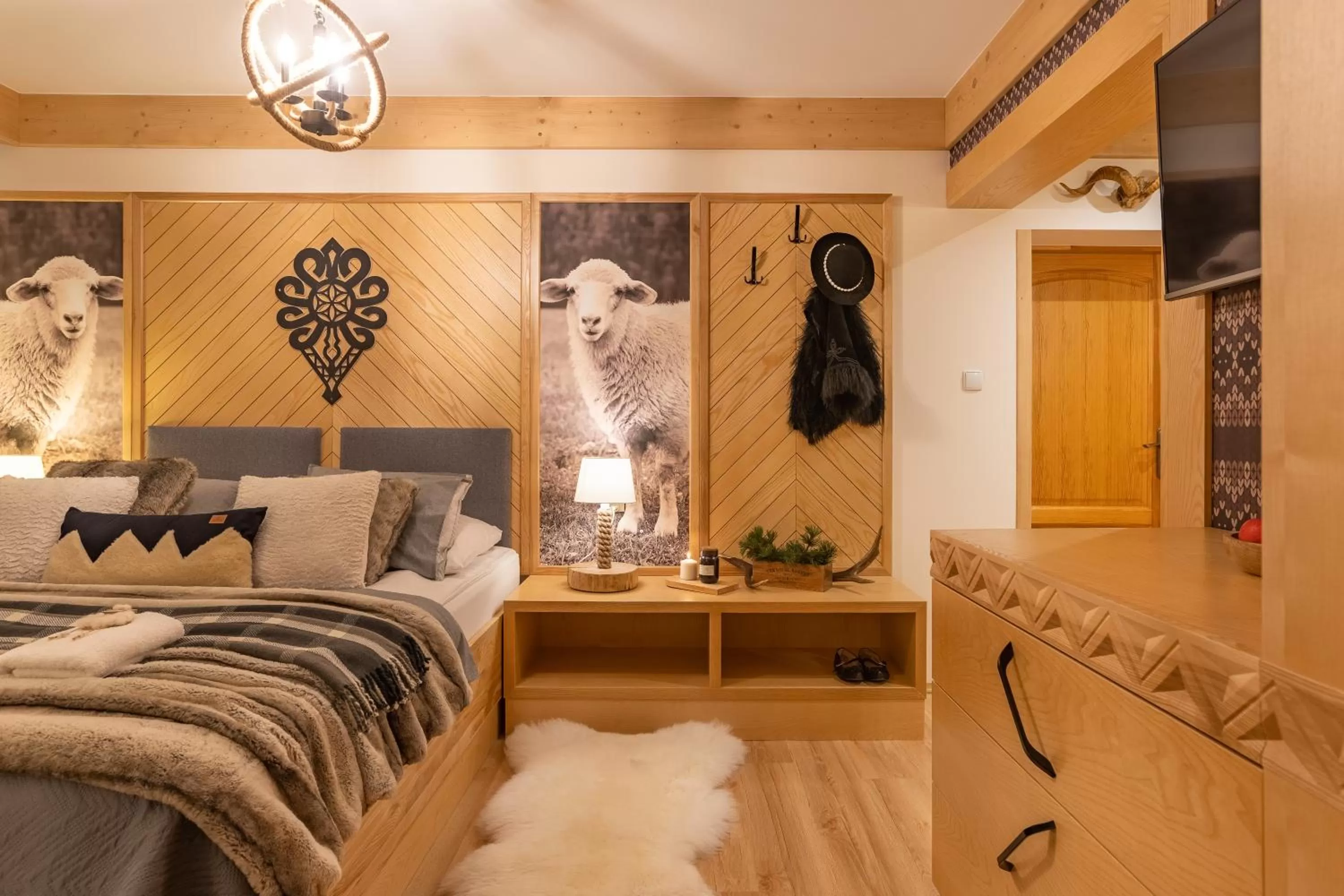 Bed in Dom Gościnny Bachledova