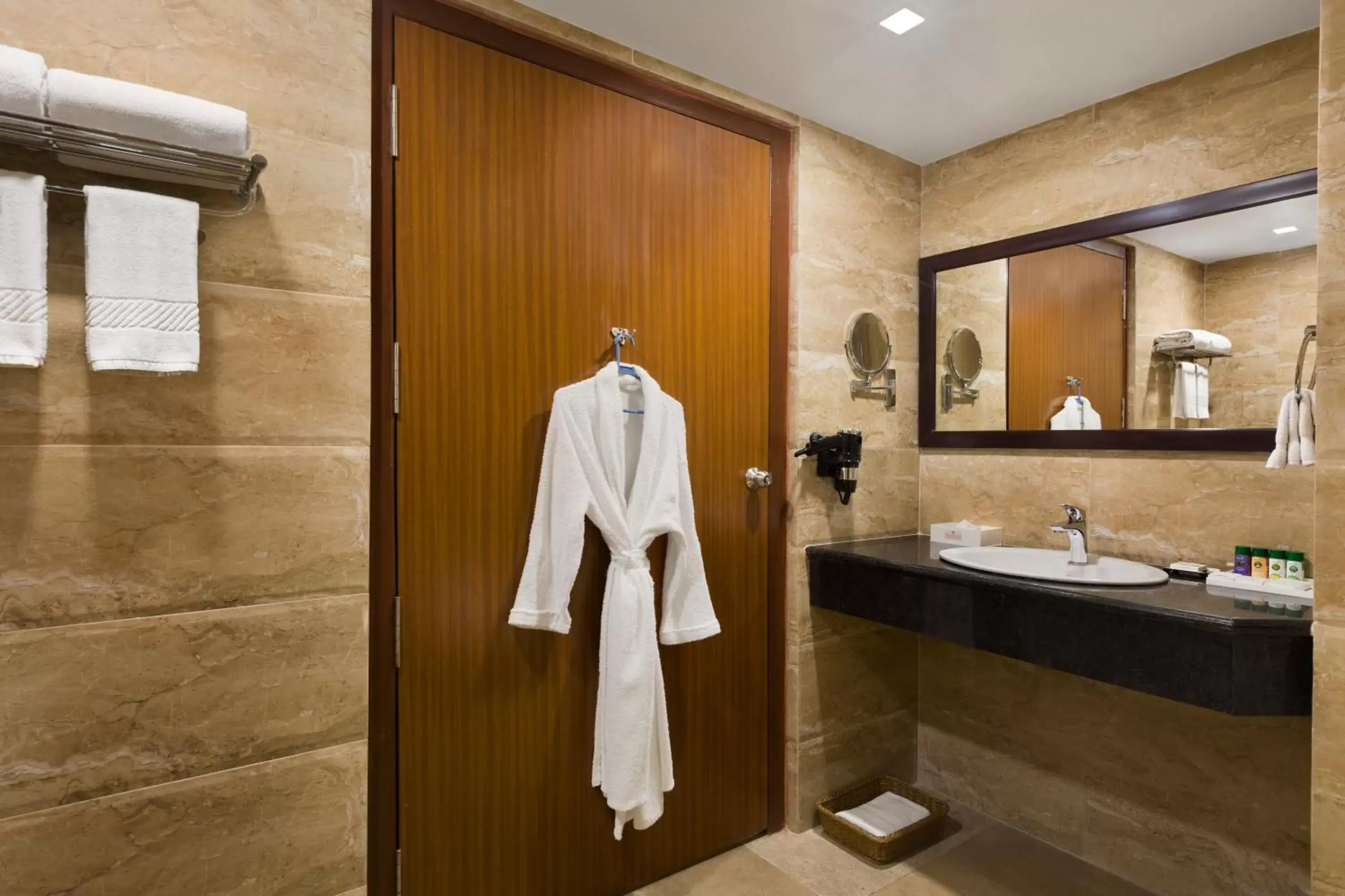 Bathroom in Ramada Jamshedpur Bistupur