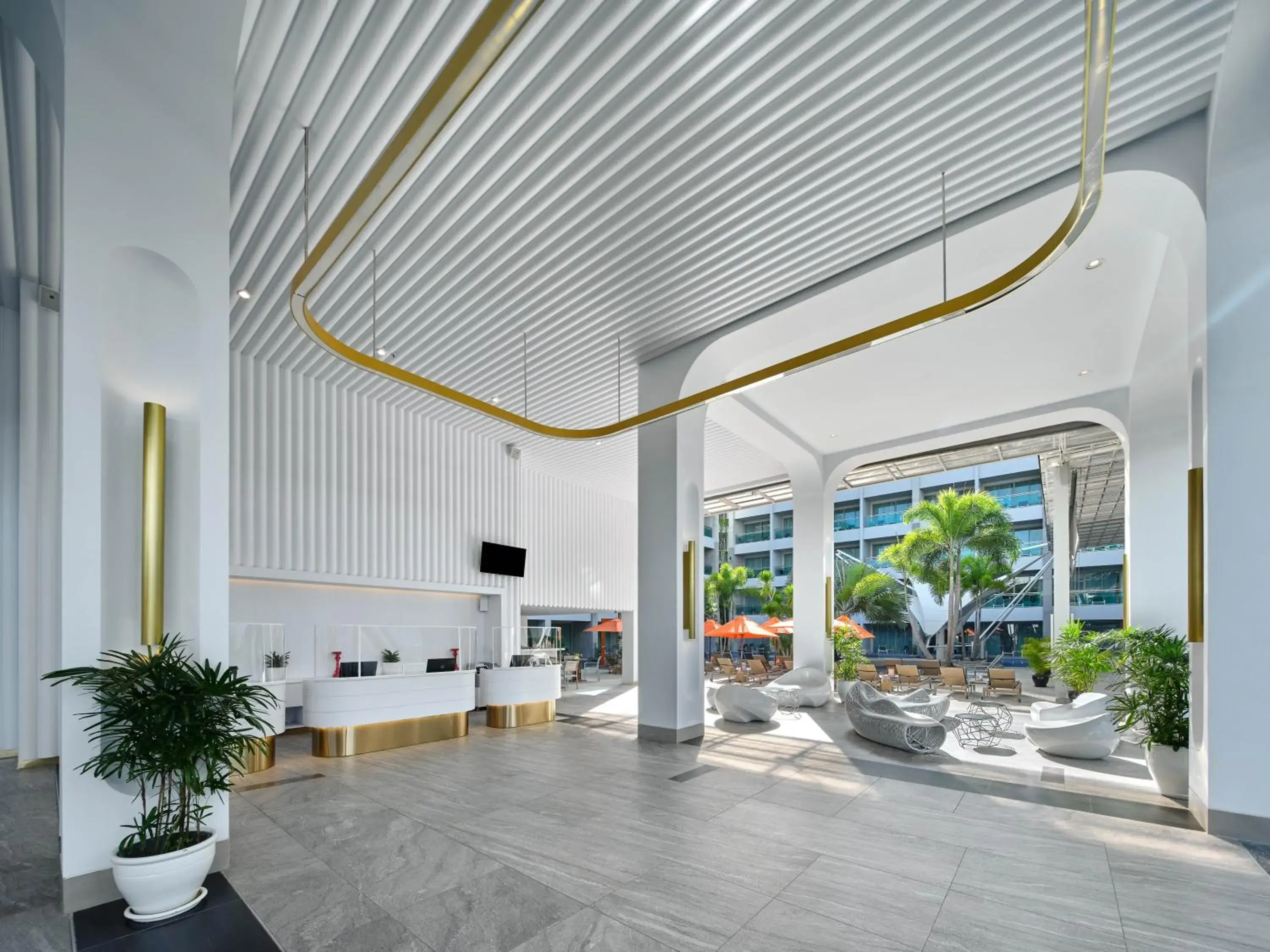 Lobby or reception in The Kee Resort & Spa Lobby or reception in The Kee Resort & Spa