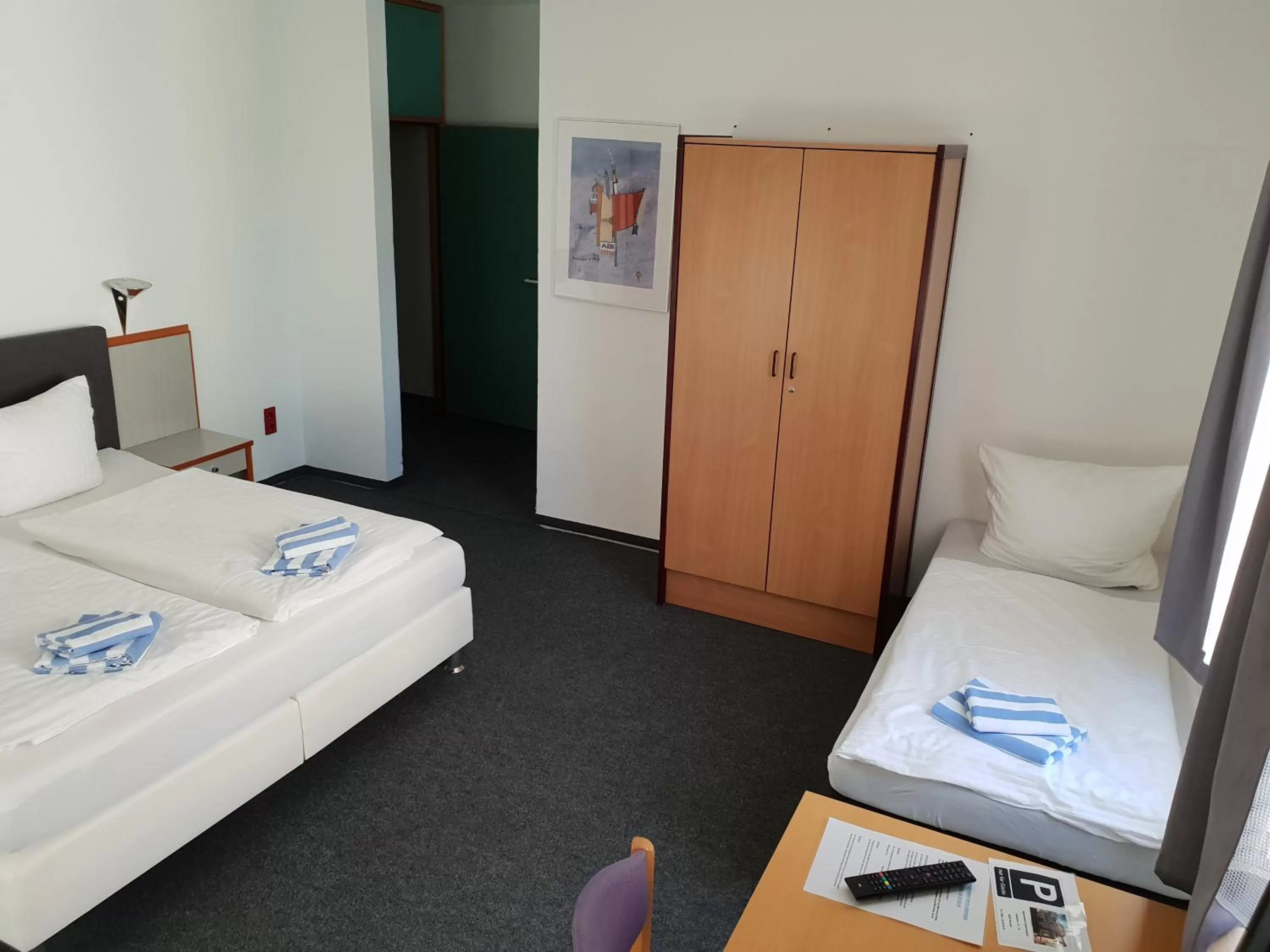 Bed in Appartement-Hotel Rostock