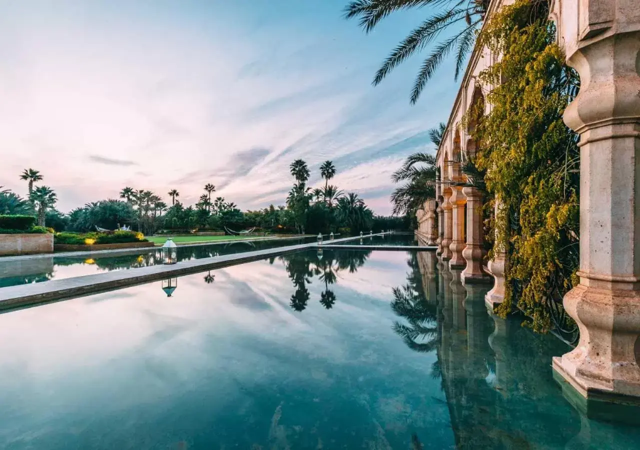 Garden view, Swimming Pool in Palais Namaskar