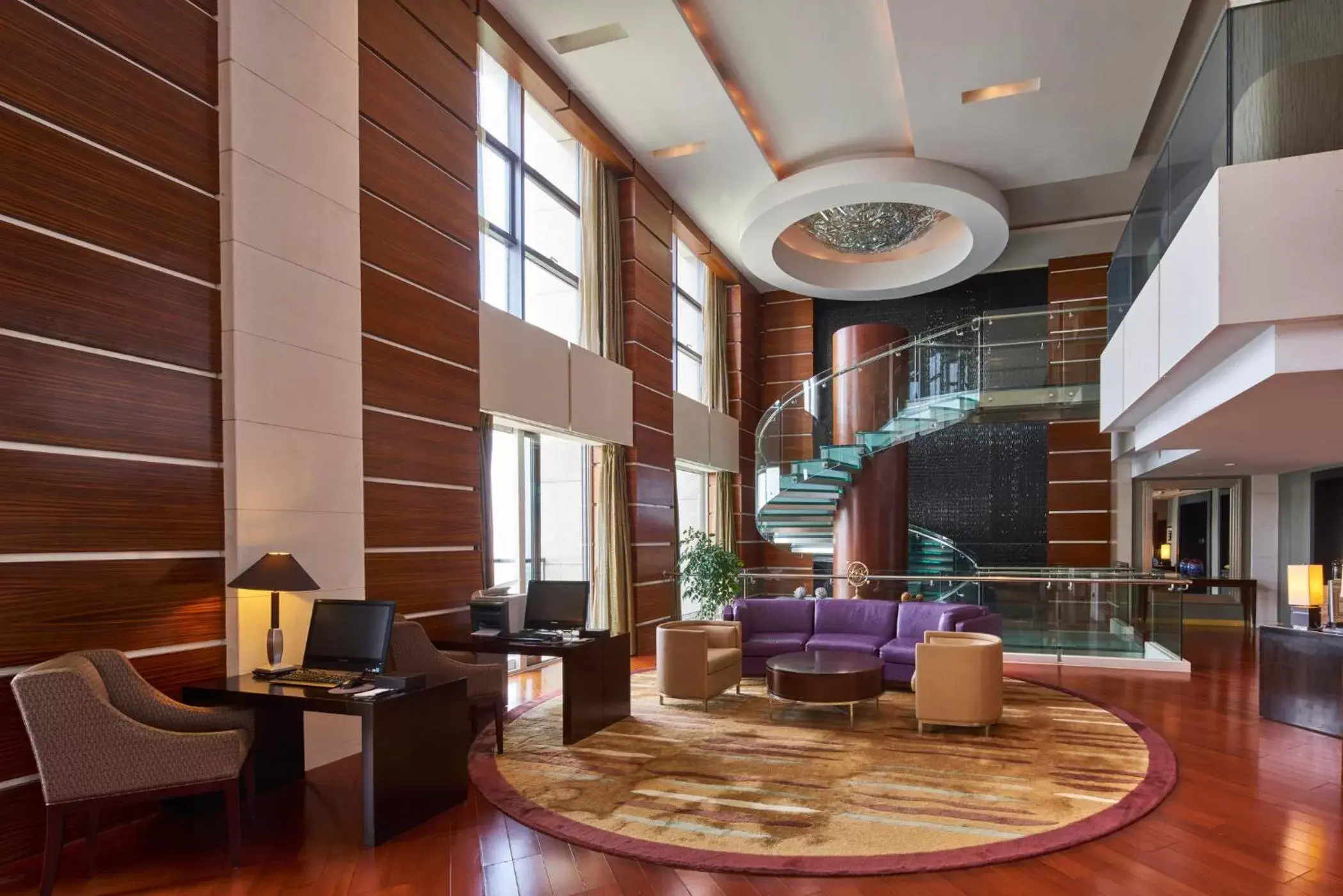 Seating area, Lobby/Reception in Sheraton Zhoushan Hotel