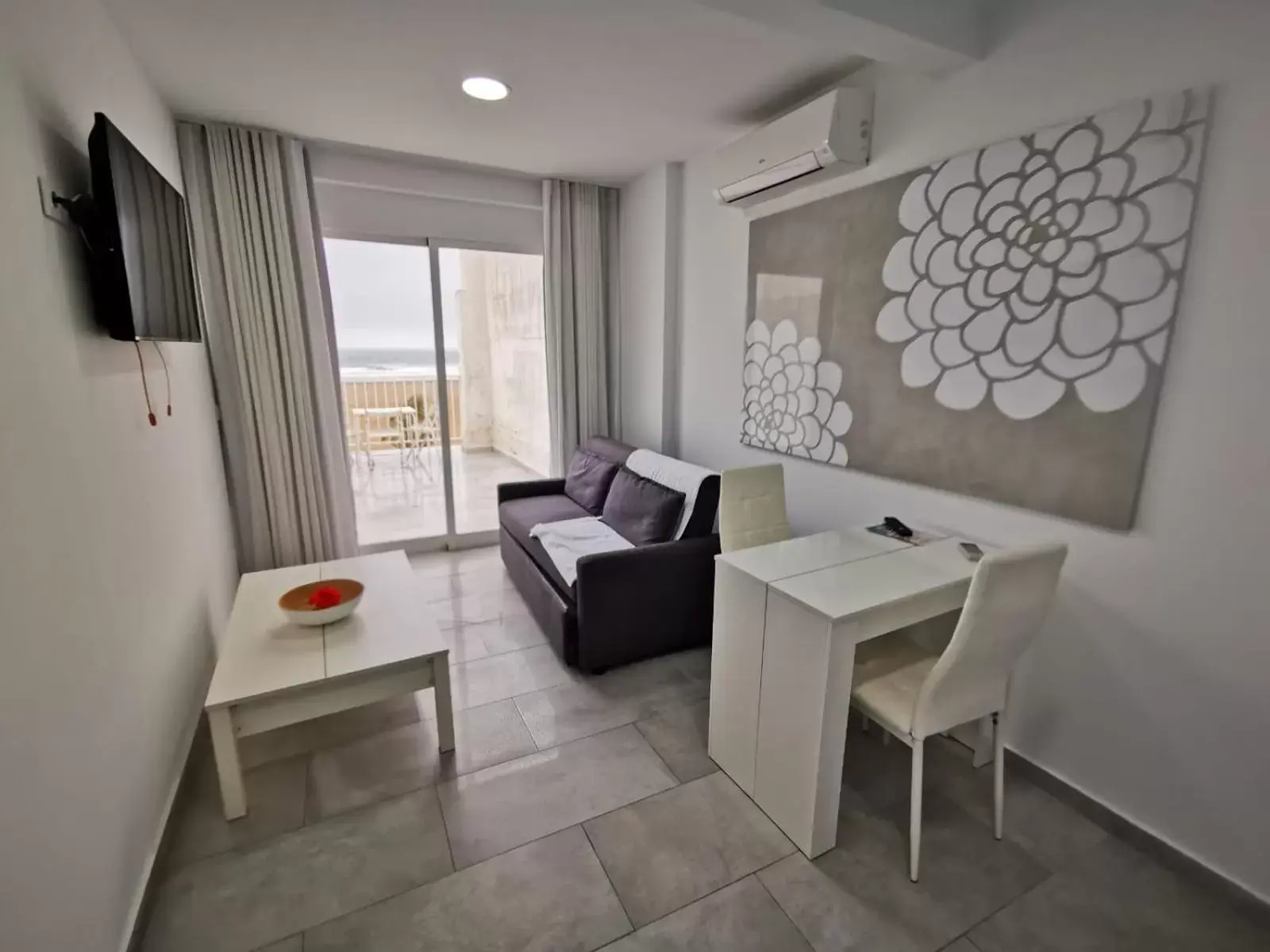 Living room in Sol Playa Suites