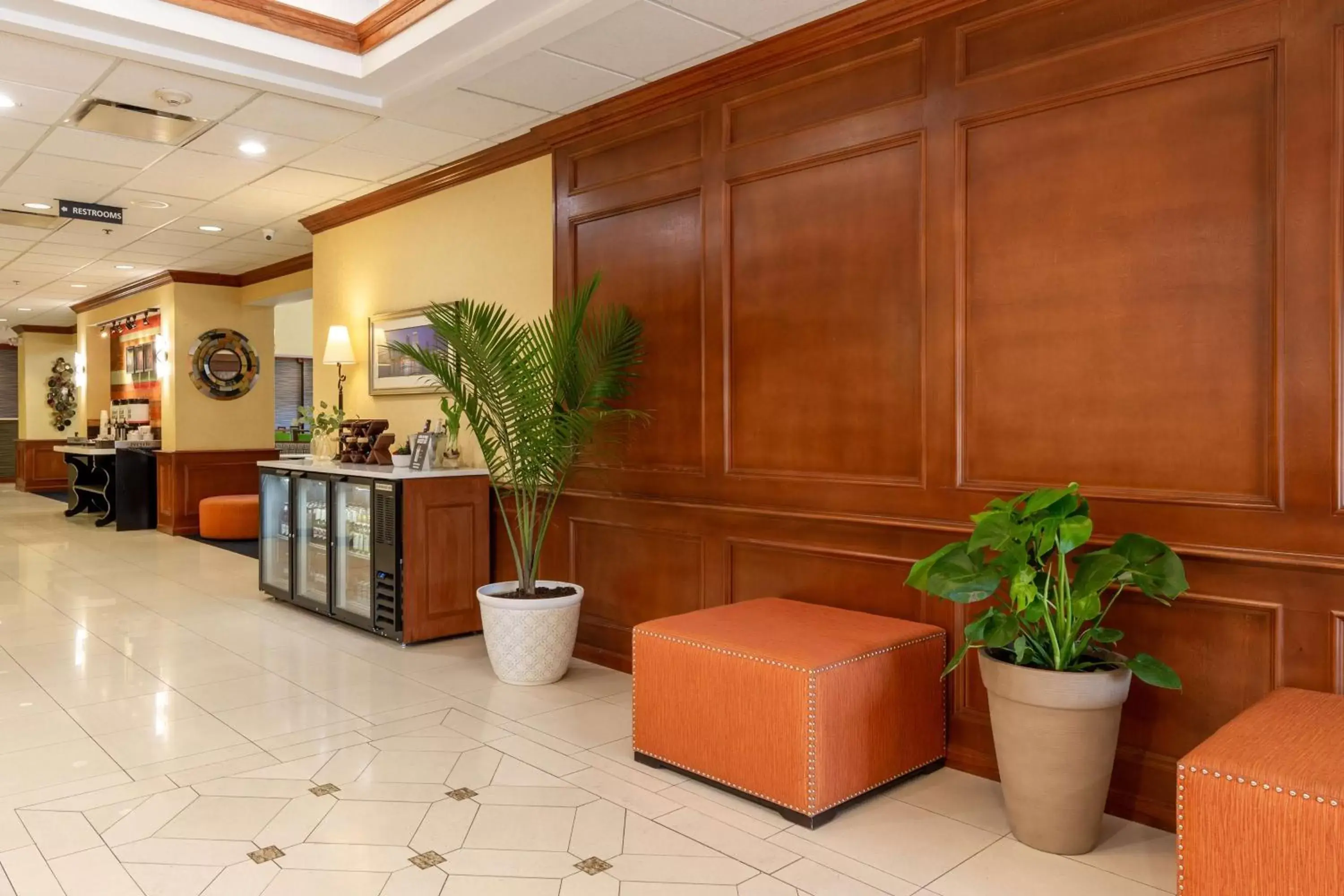 Lobby or reception in Hampton Inn & Suites Jacksonville Deerwood Park Lobby or reception in Hampton Inn & Suites Jacksonville Deerwood Park