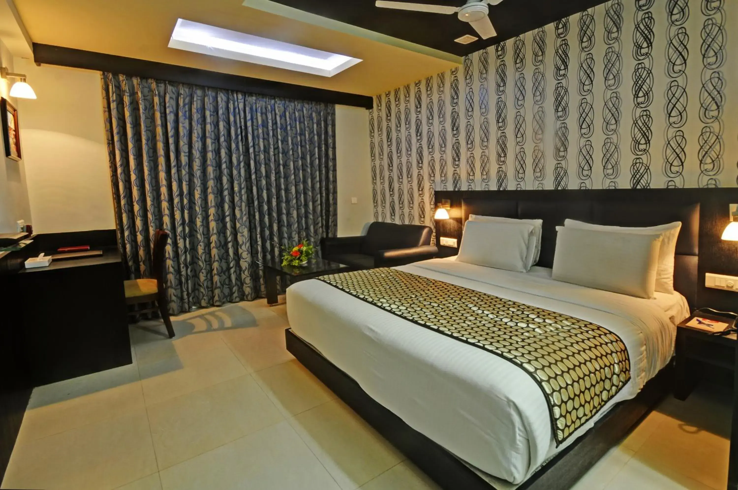 Photo of the whole room, Bed in Pride Ananya Resort Puri