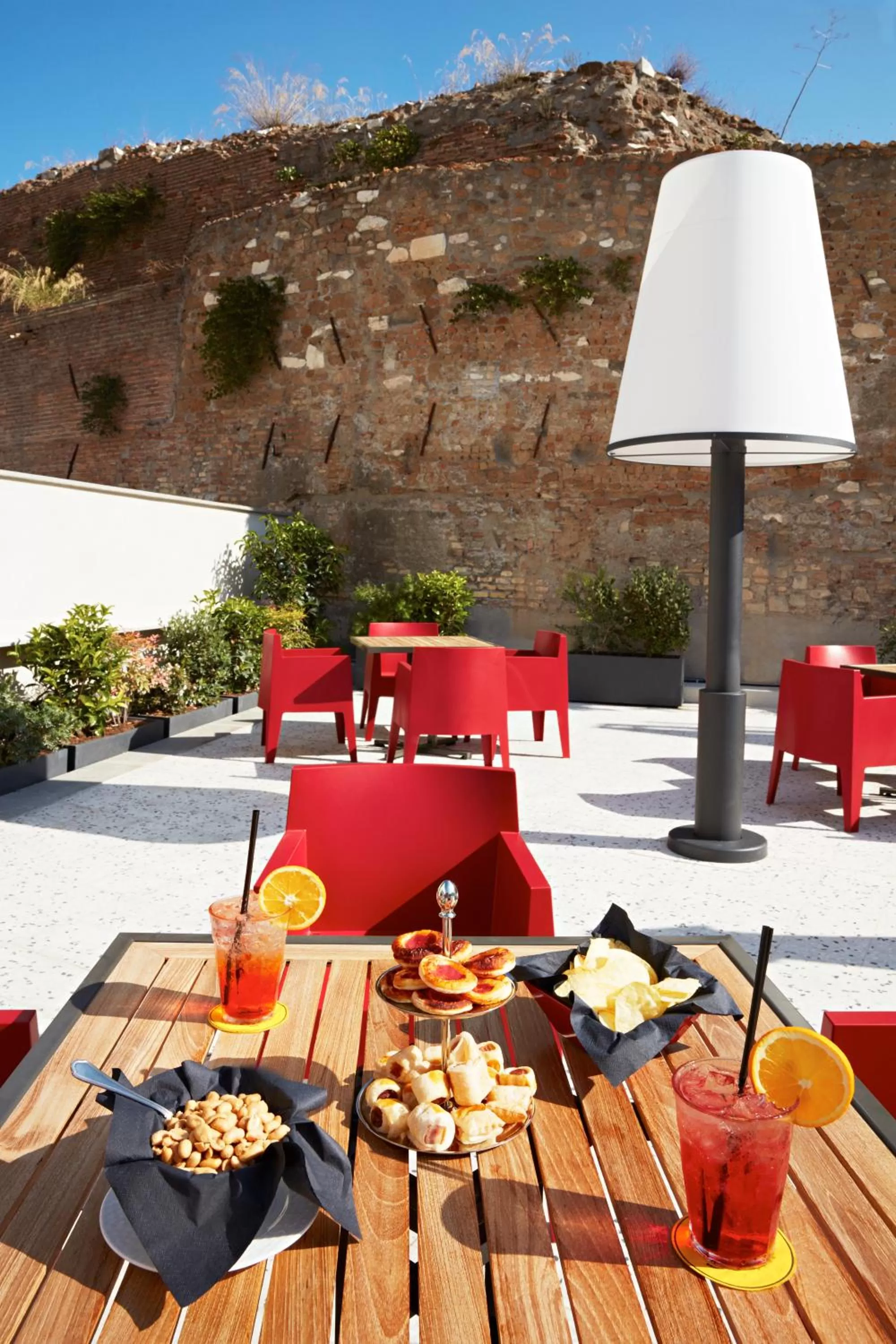 Balcony/Terrace in Hotel The Building