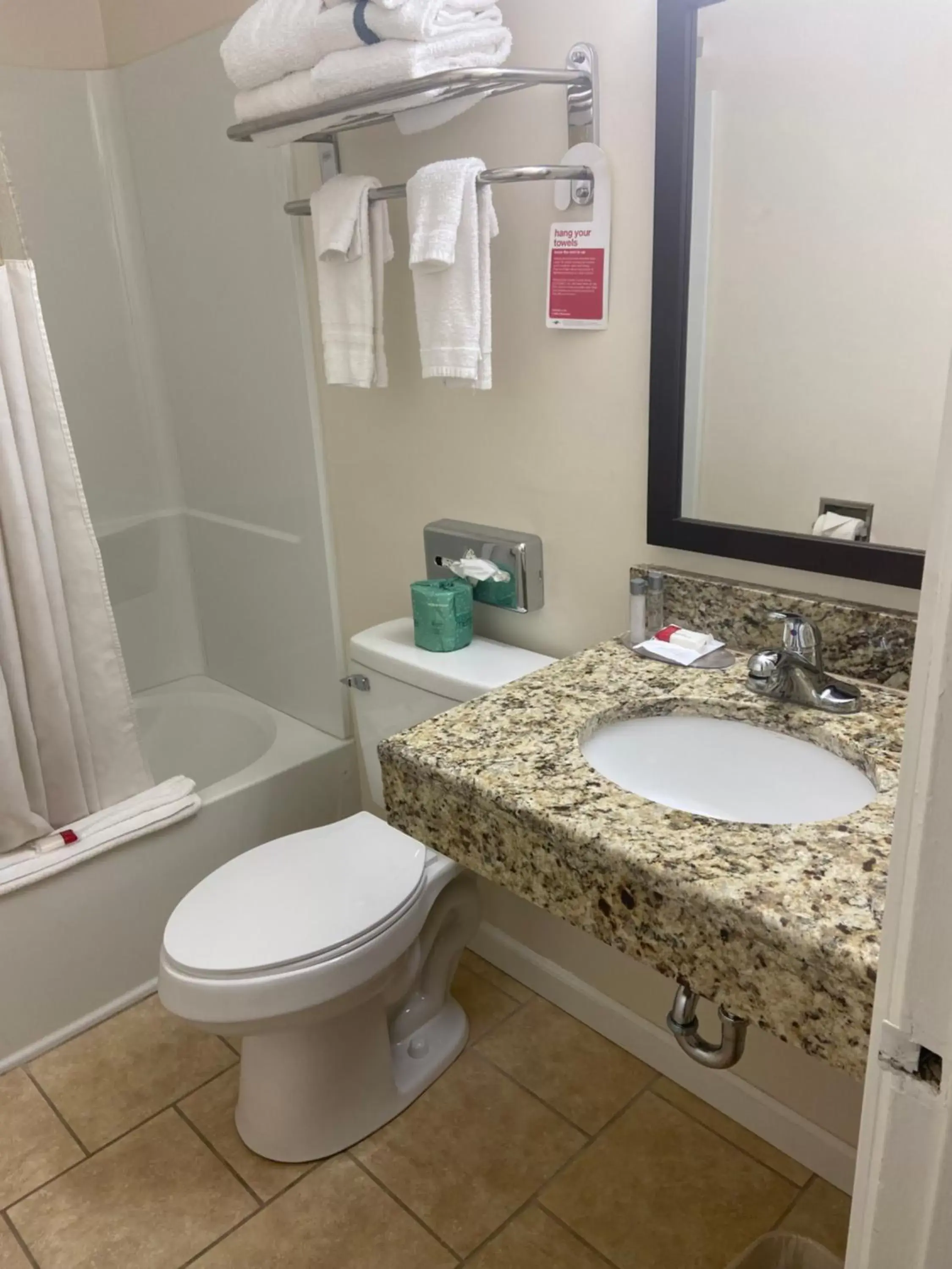 Bathroom in Ramada by Wyndham West Atlantic City