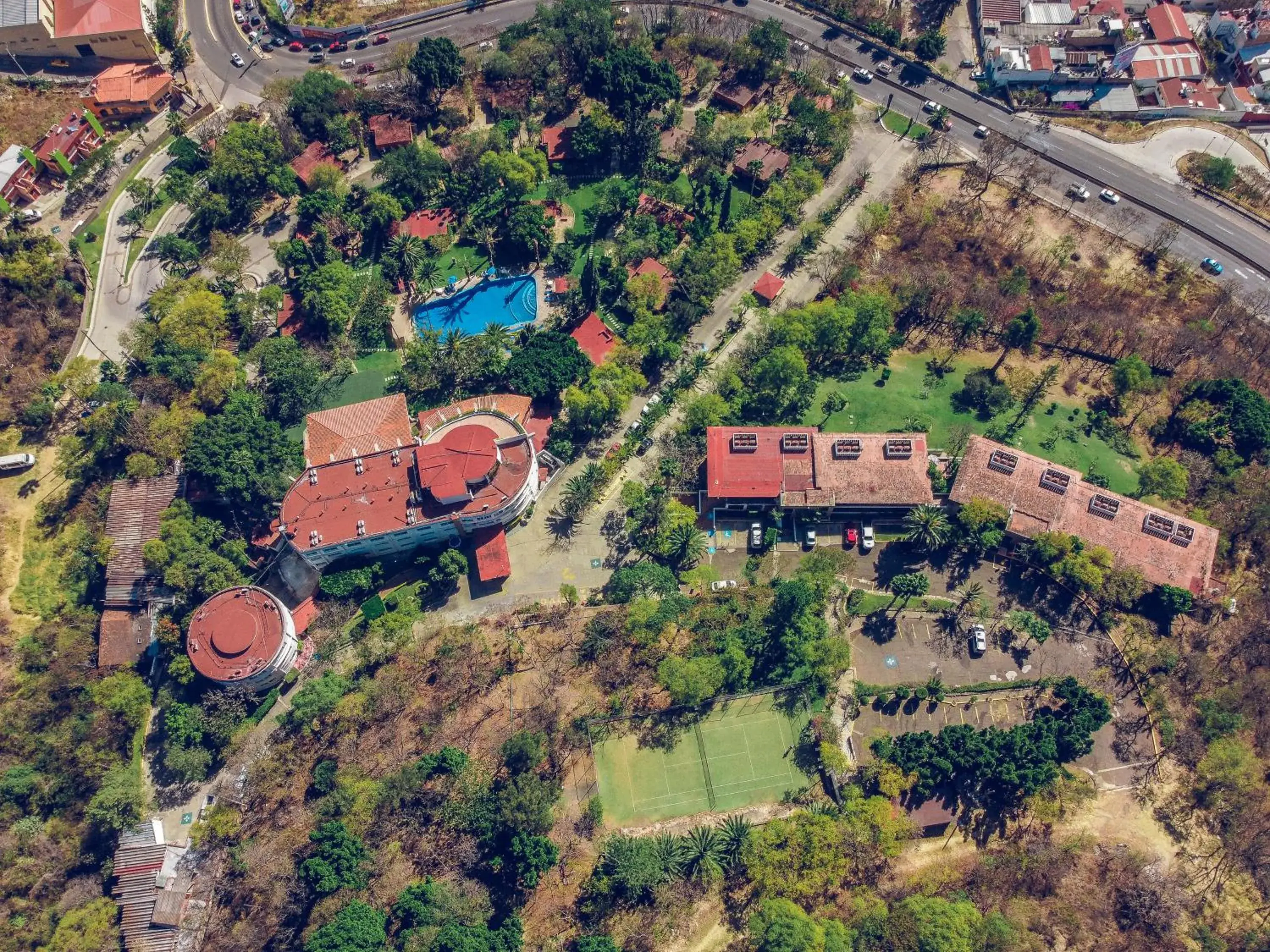 Property building, Bird's-eye View in Hotel Victoria Oaxaca