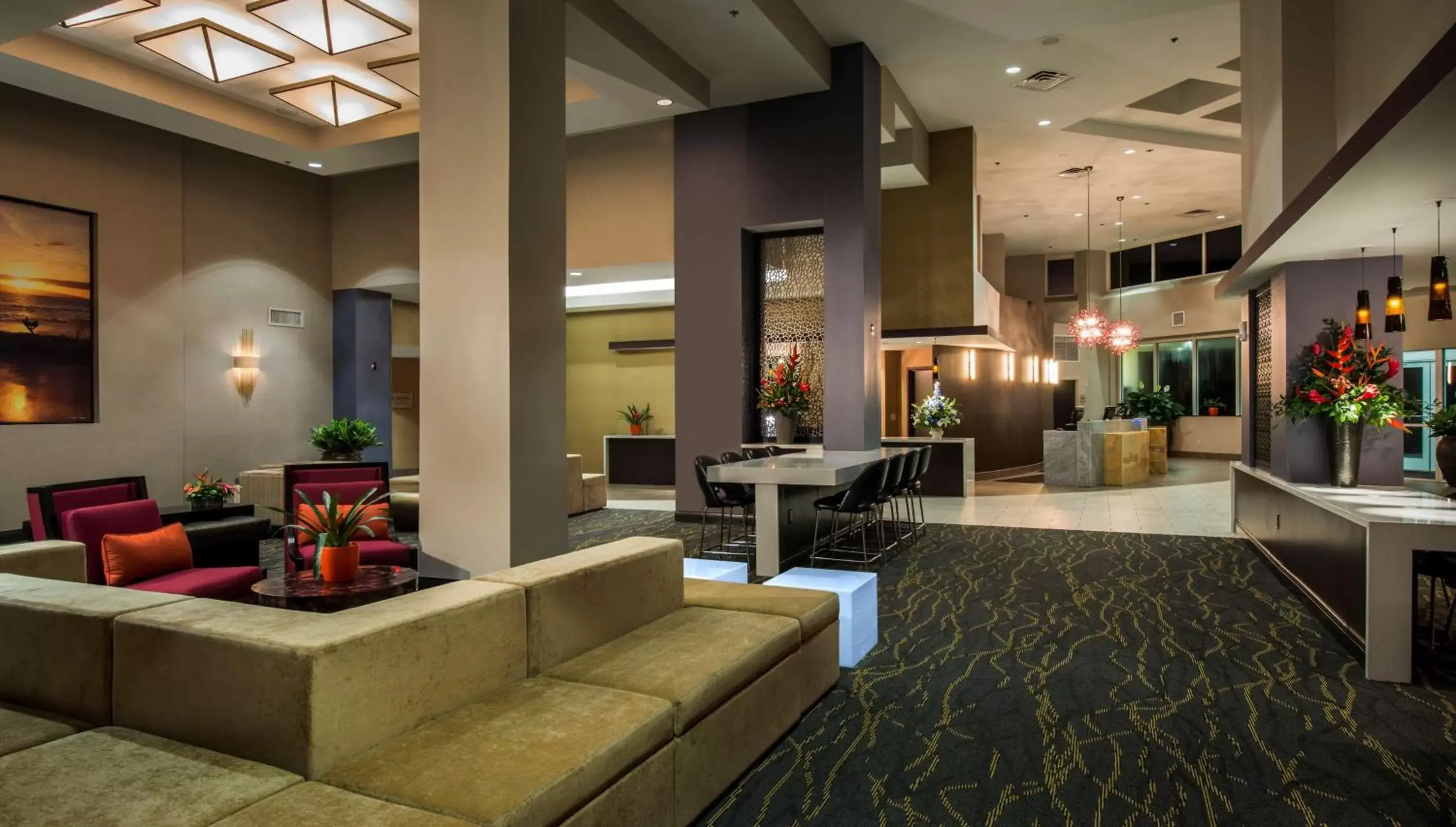 Lobby or reception in Hilton Cocoa Beach Oceanfront