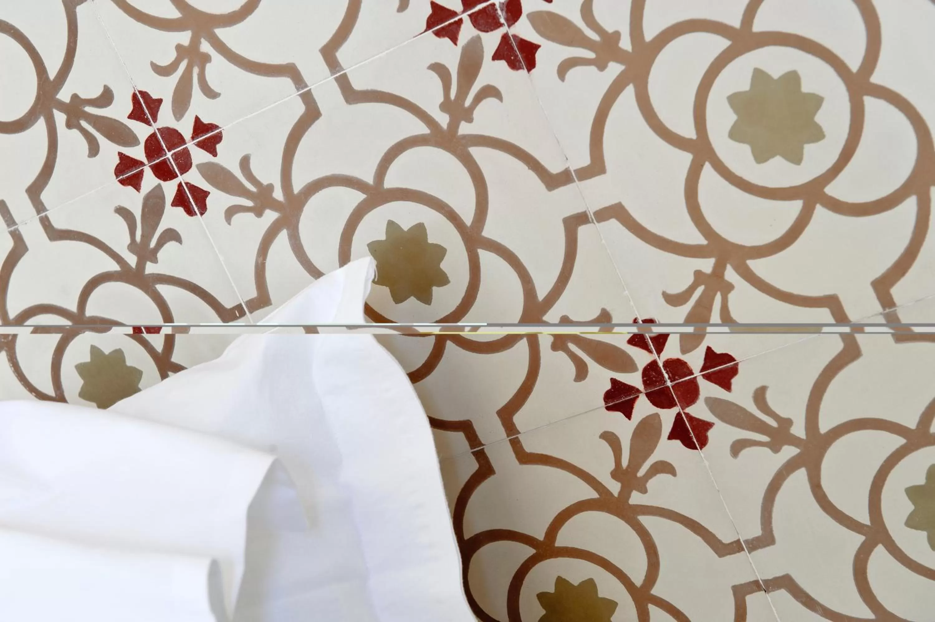 Decorative detail, Bed in Relais Parco Cavalonga