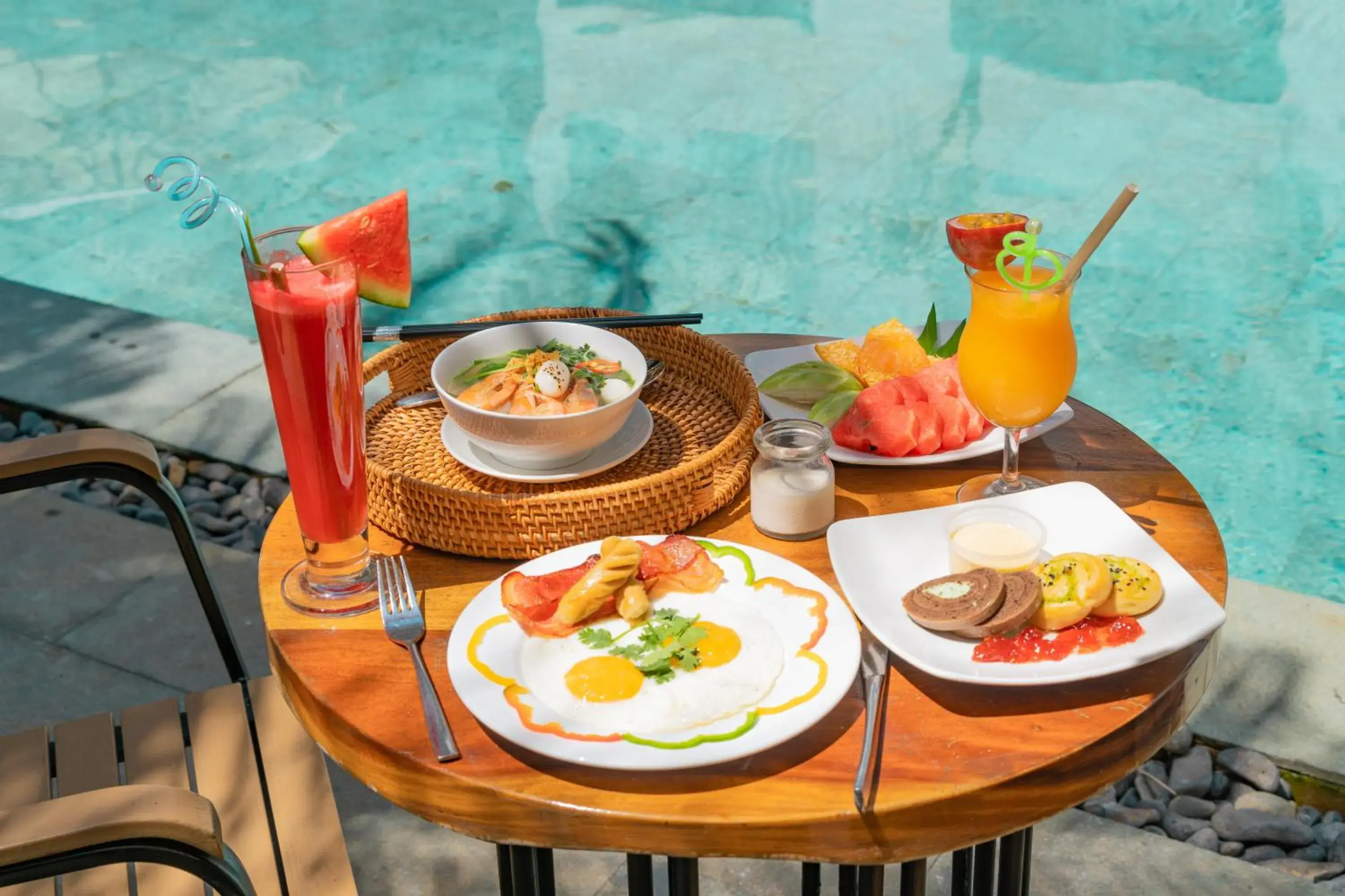 Food in Sala Tuy Hoa Beach Hotel