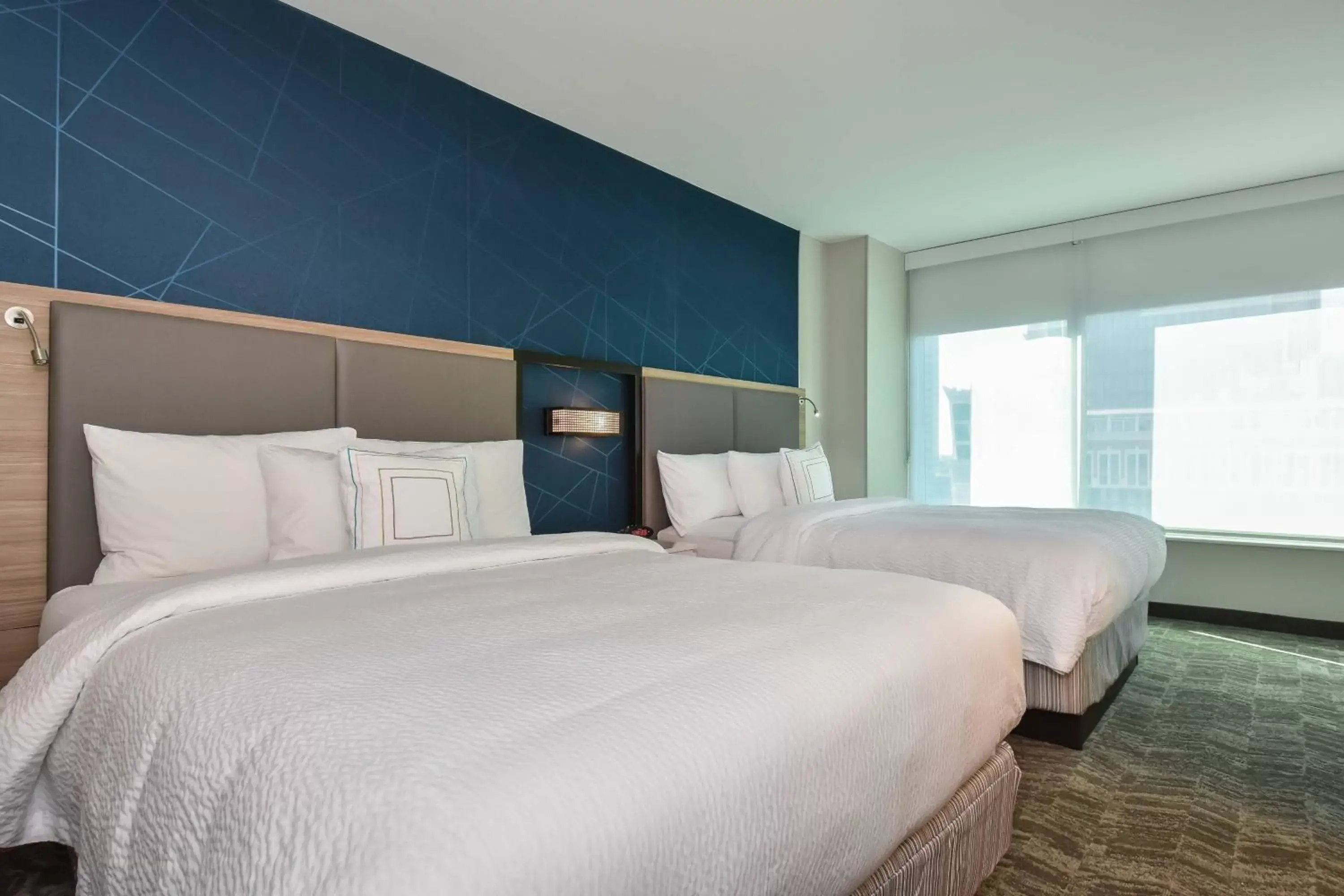 Bedroom, Bed in SpringHill Suites by Marriott Charlotte City Center