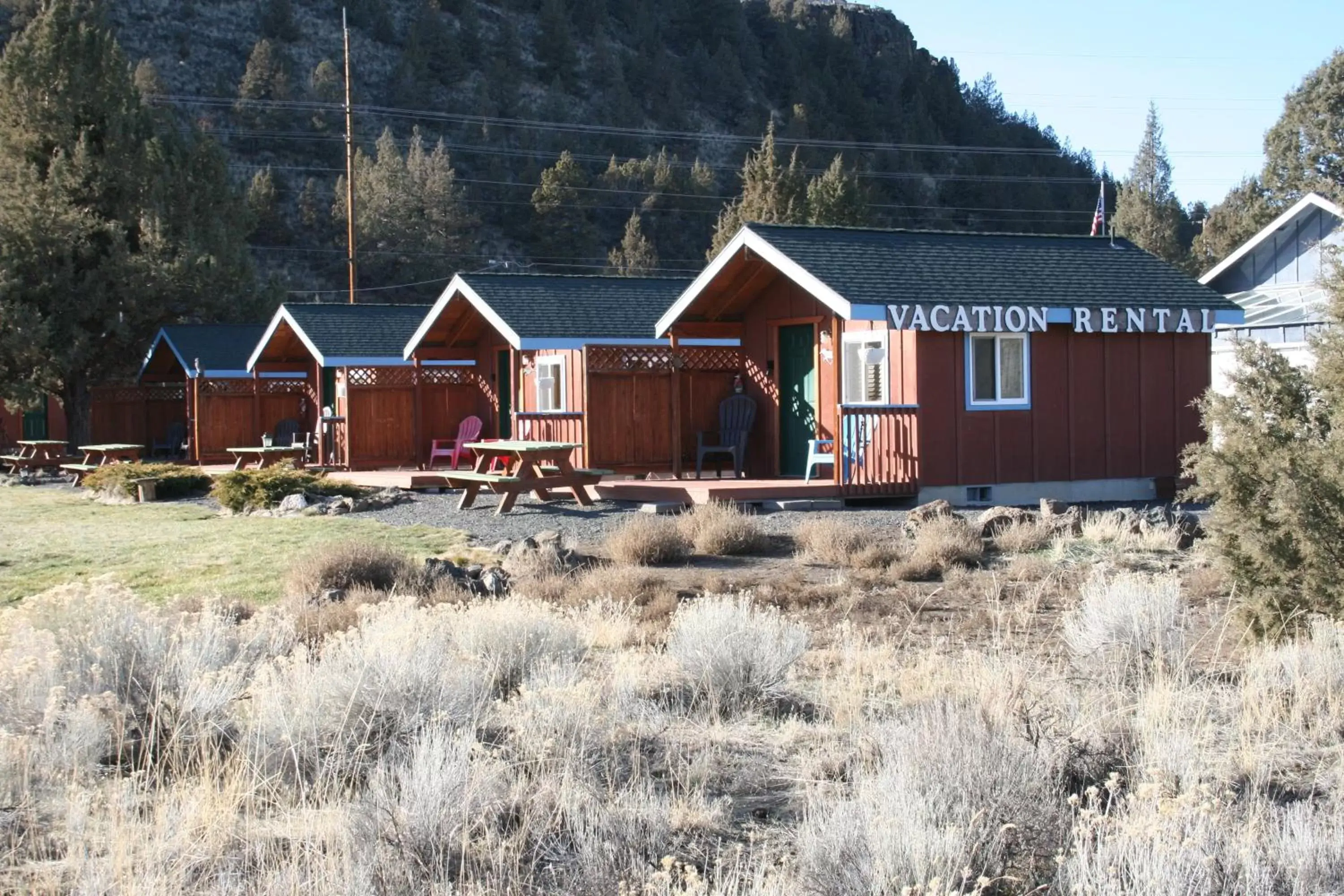 Property Building in Crooked River Ranch Cabins