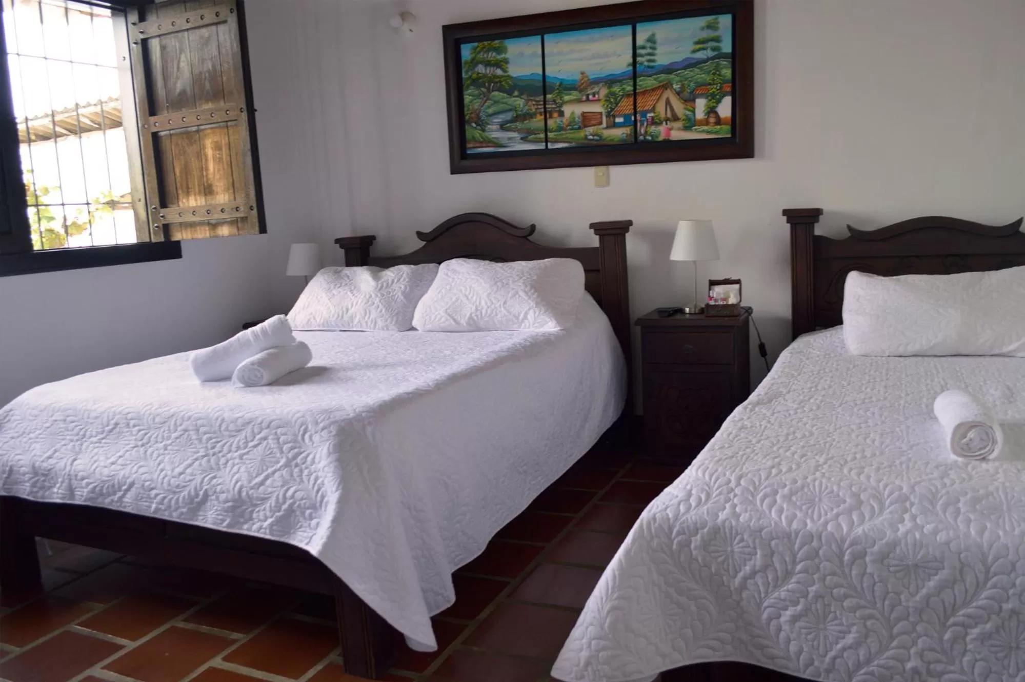 Bed in Hotel Casa Claustro De Zapatoca