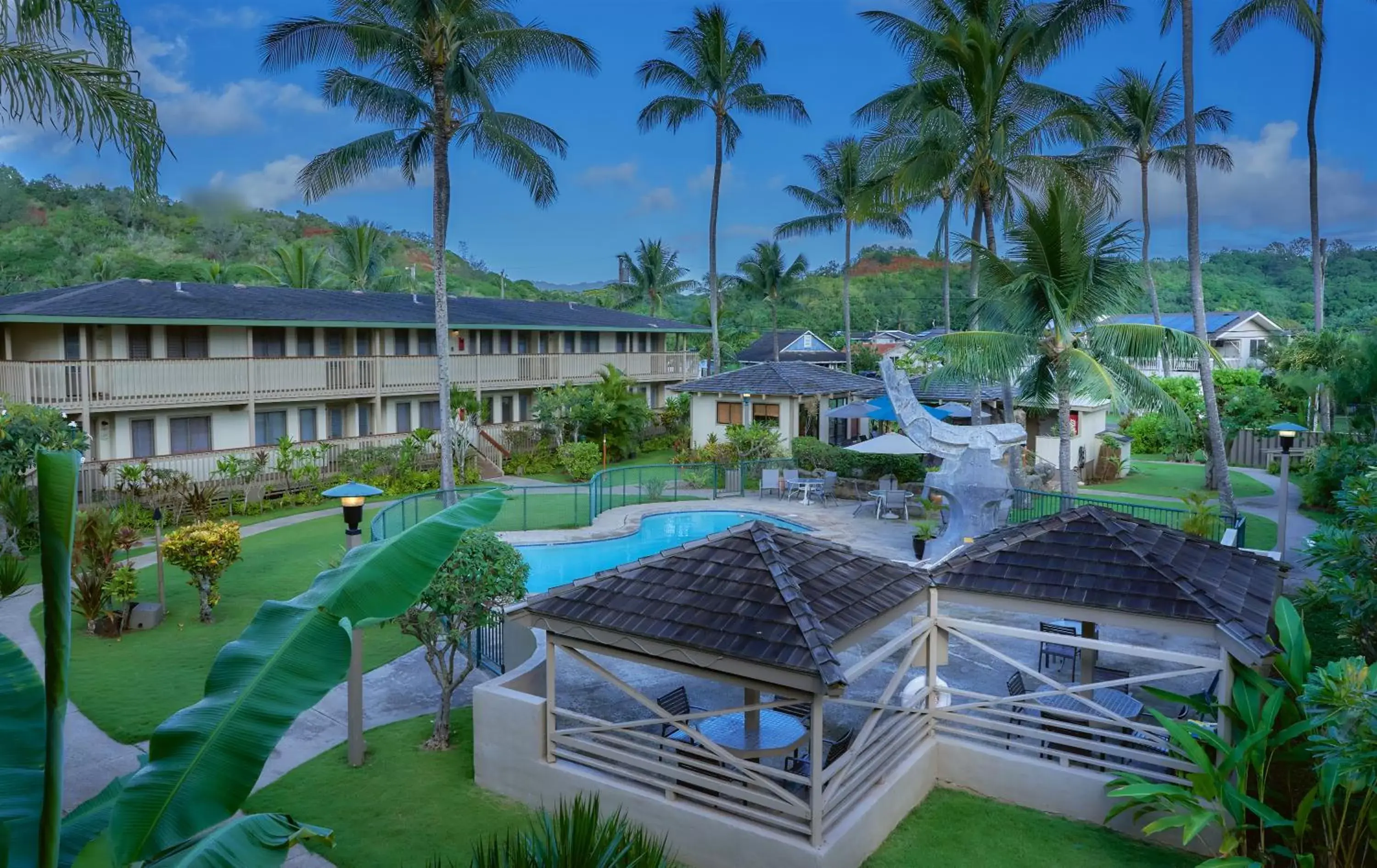 Swimming pool, Pool View in The Kauai Inn