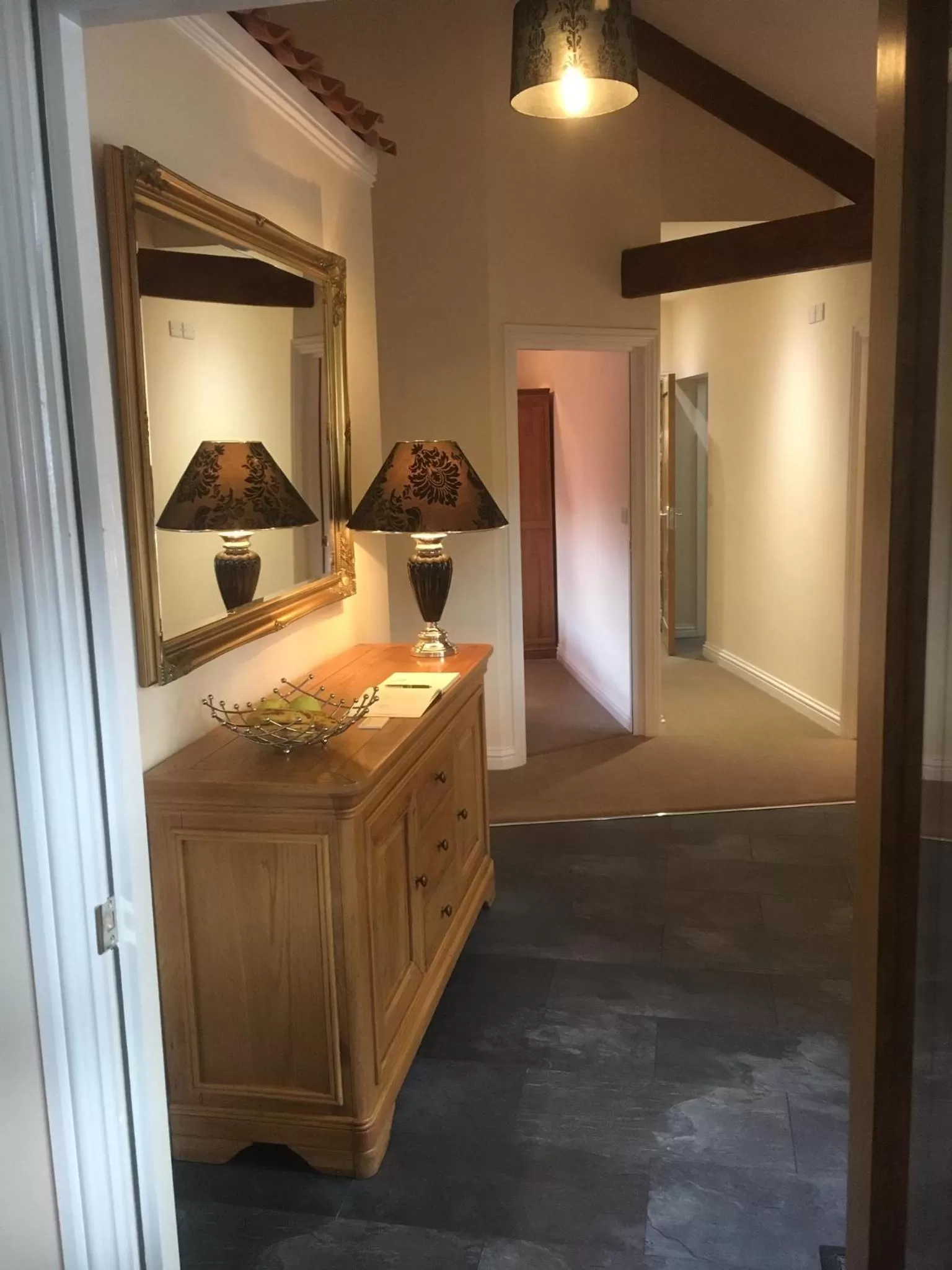 Lobby or reception, Bed in Newsham Grange Farm