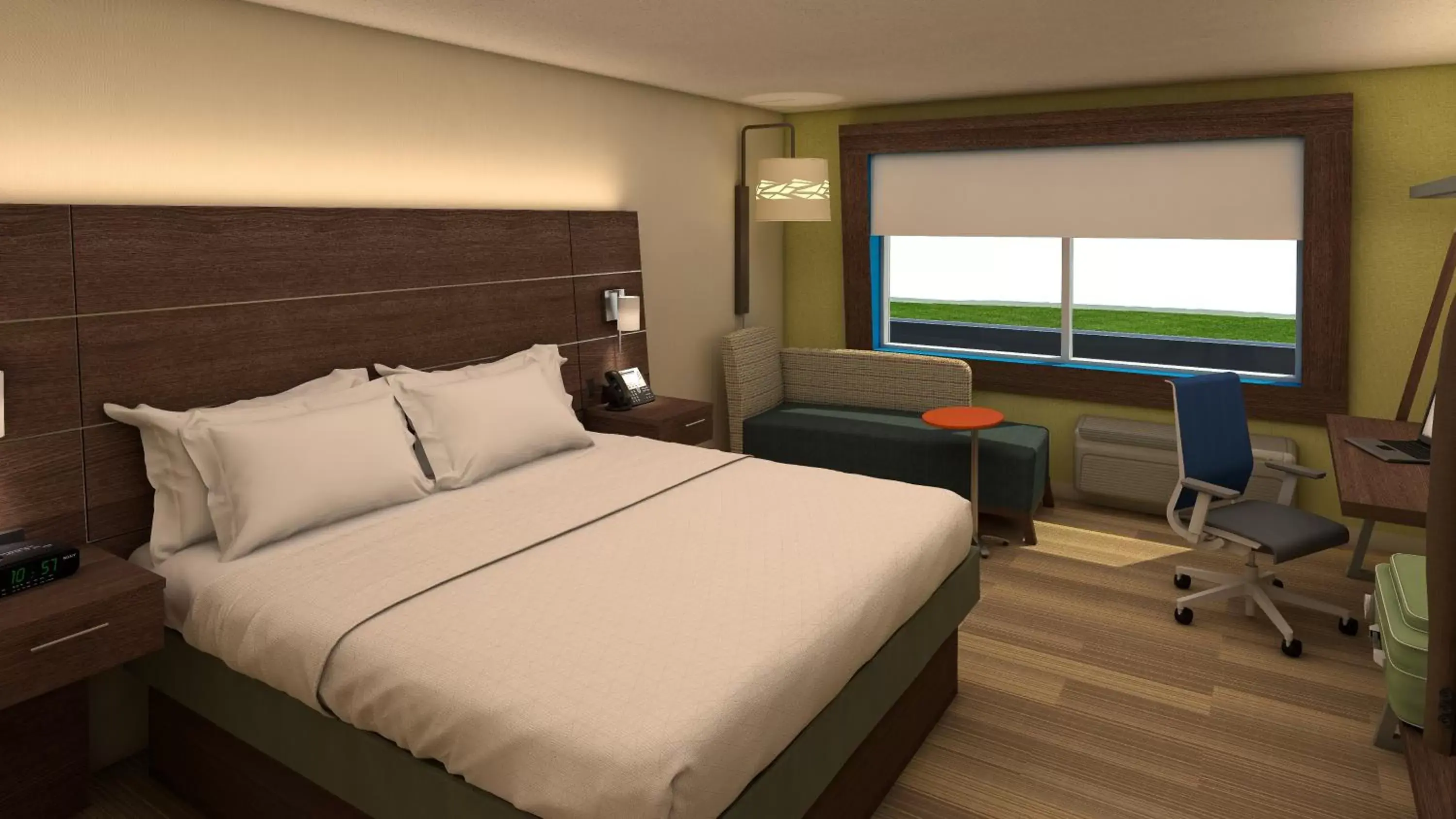 Bedroom in Holiday Inn Express & Suites Atlanta N - Woodstock, an IHG Hotel