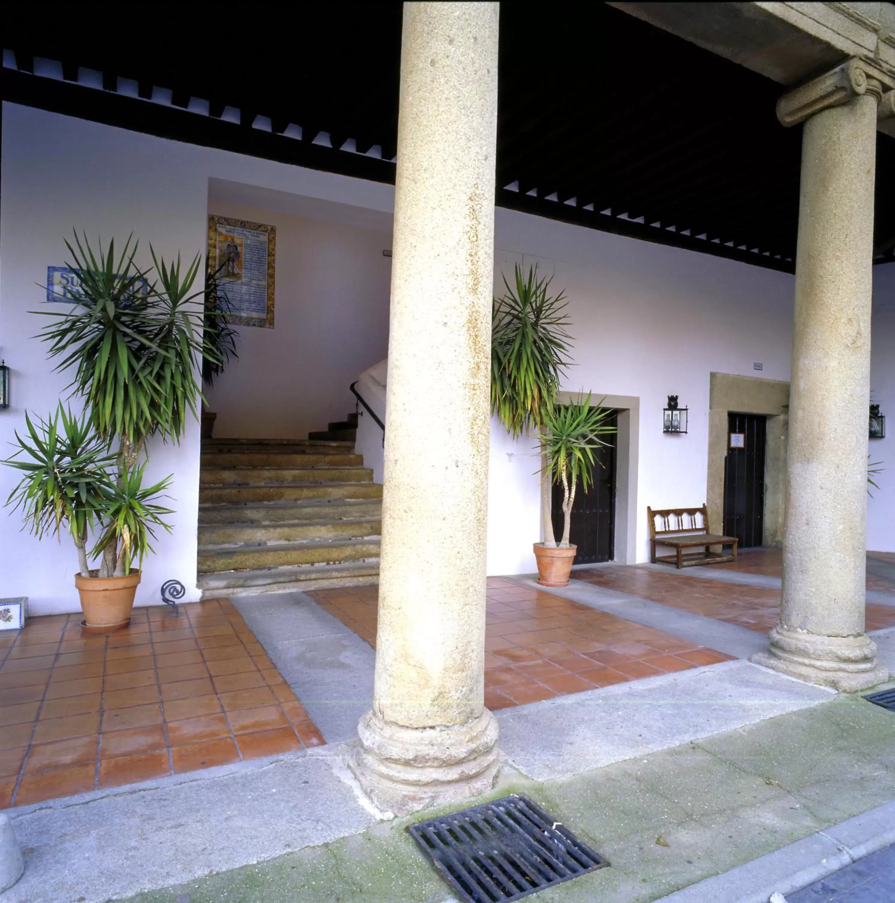 Lobby or reception in Parador de Oropesa