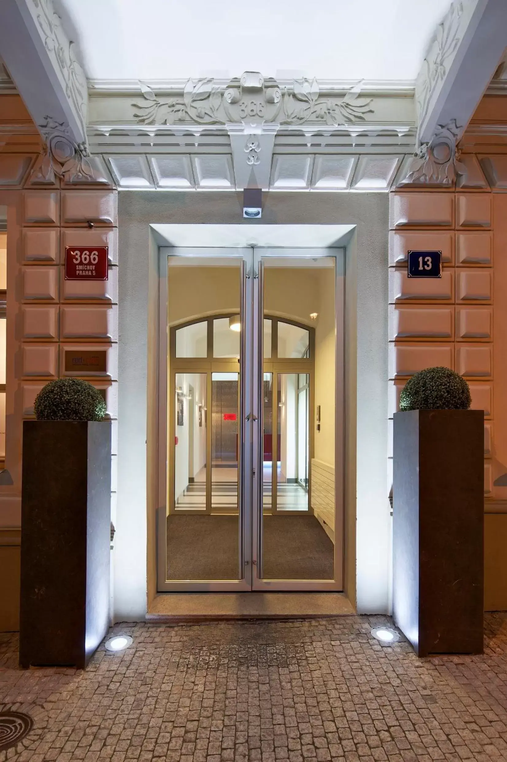 Facade/entrance in Red & Blue Design Hotel Prague