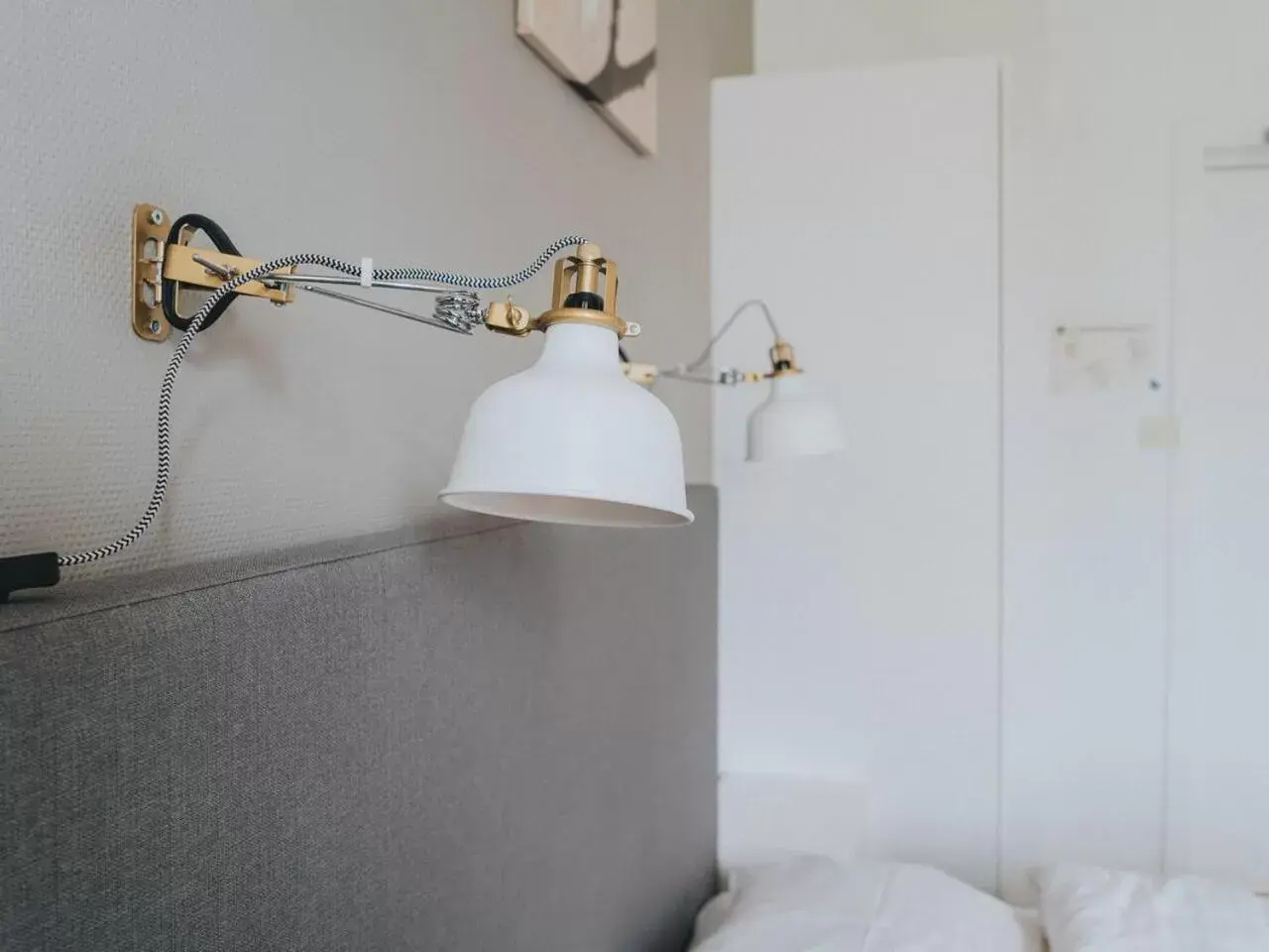 Decorative detail, Bed in Arboga Stadshotell Decorative detail, Bed in Arboga Stadshotell