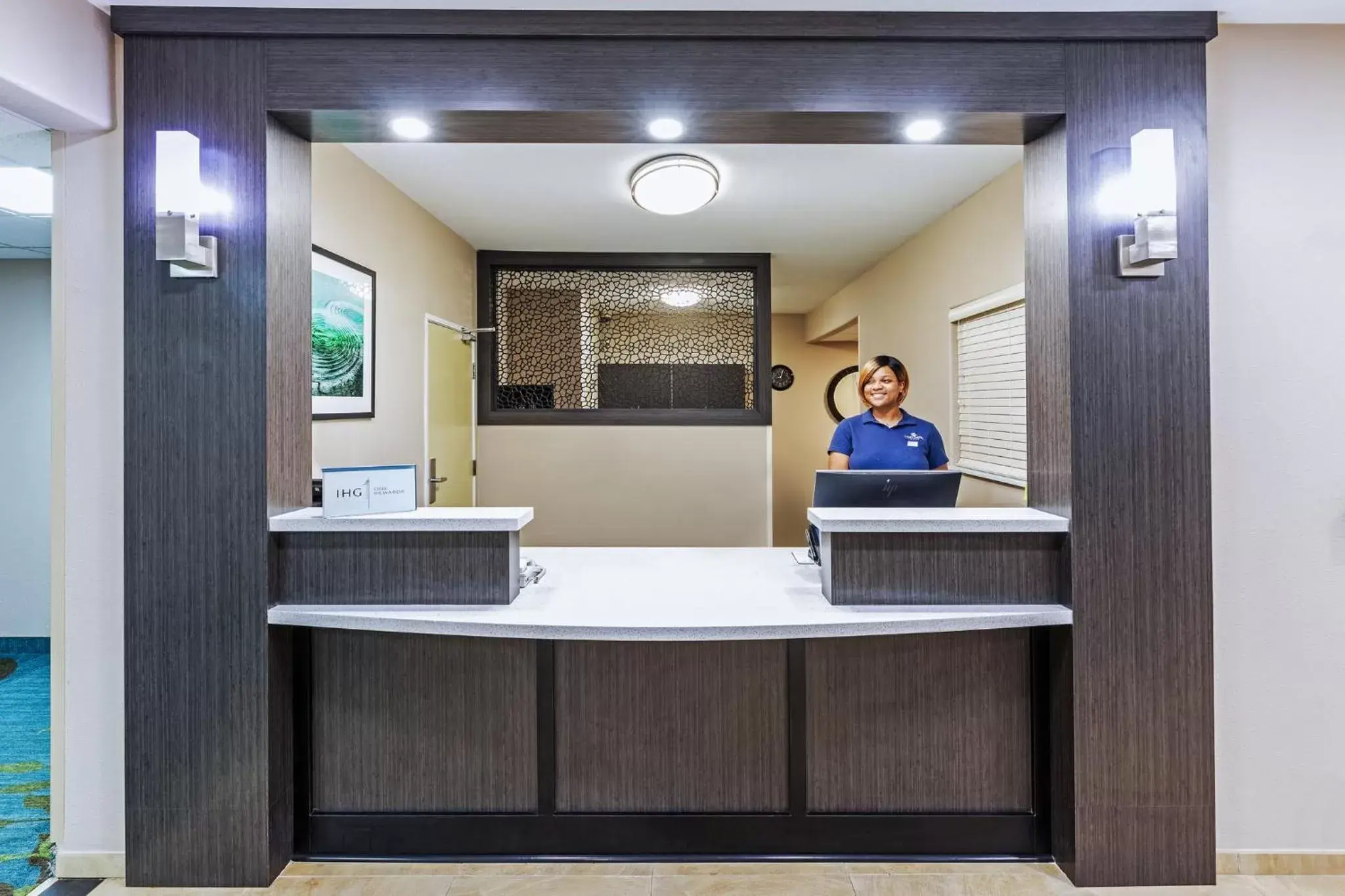 Property building, Lobby/Reception in Candlewood Suites Tyler, an IHG Hotel