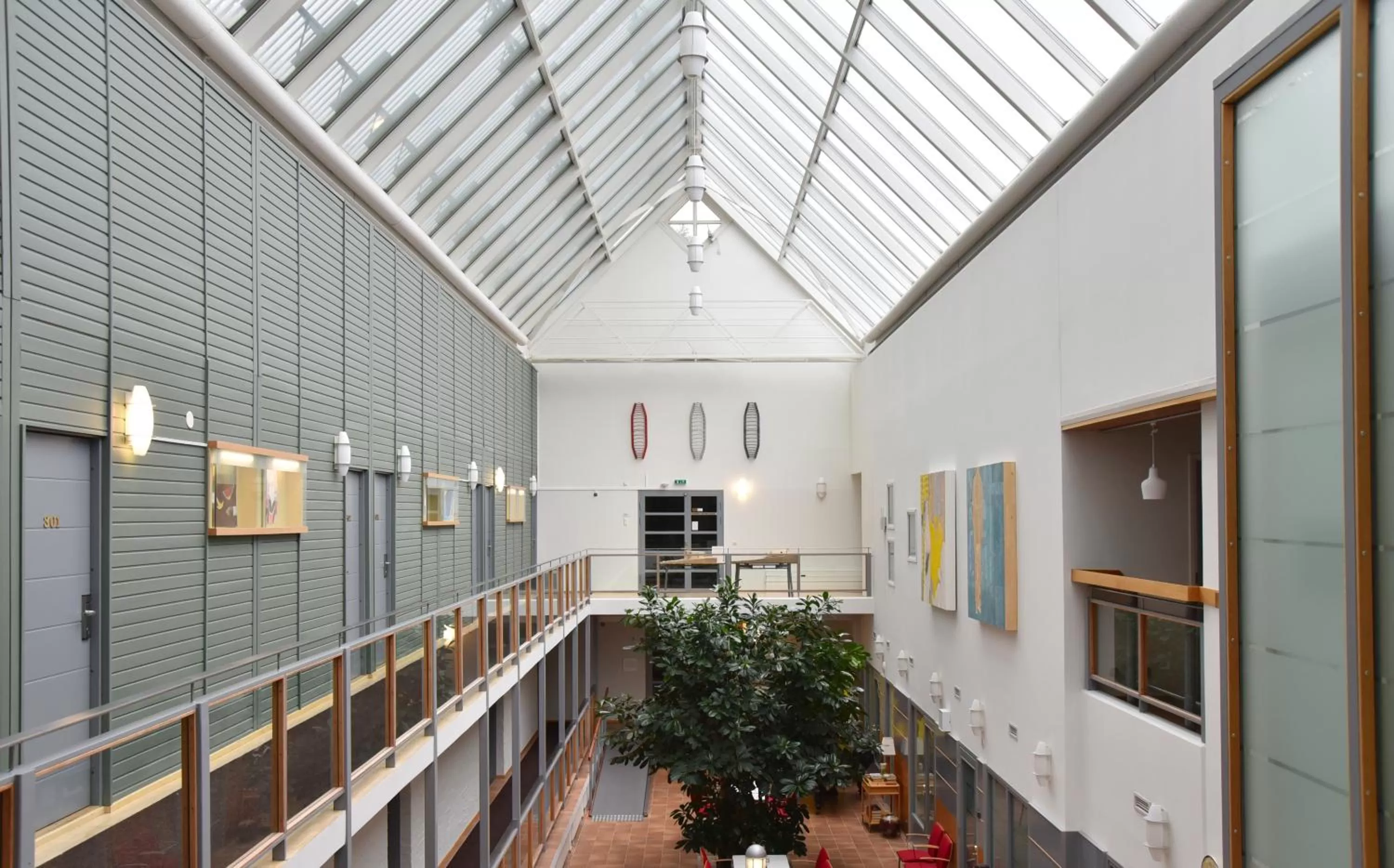 Communal lounge/ TV room in Saimaanranta Resort by Anttolanhovi