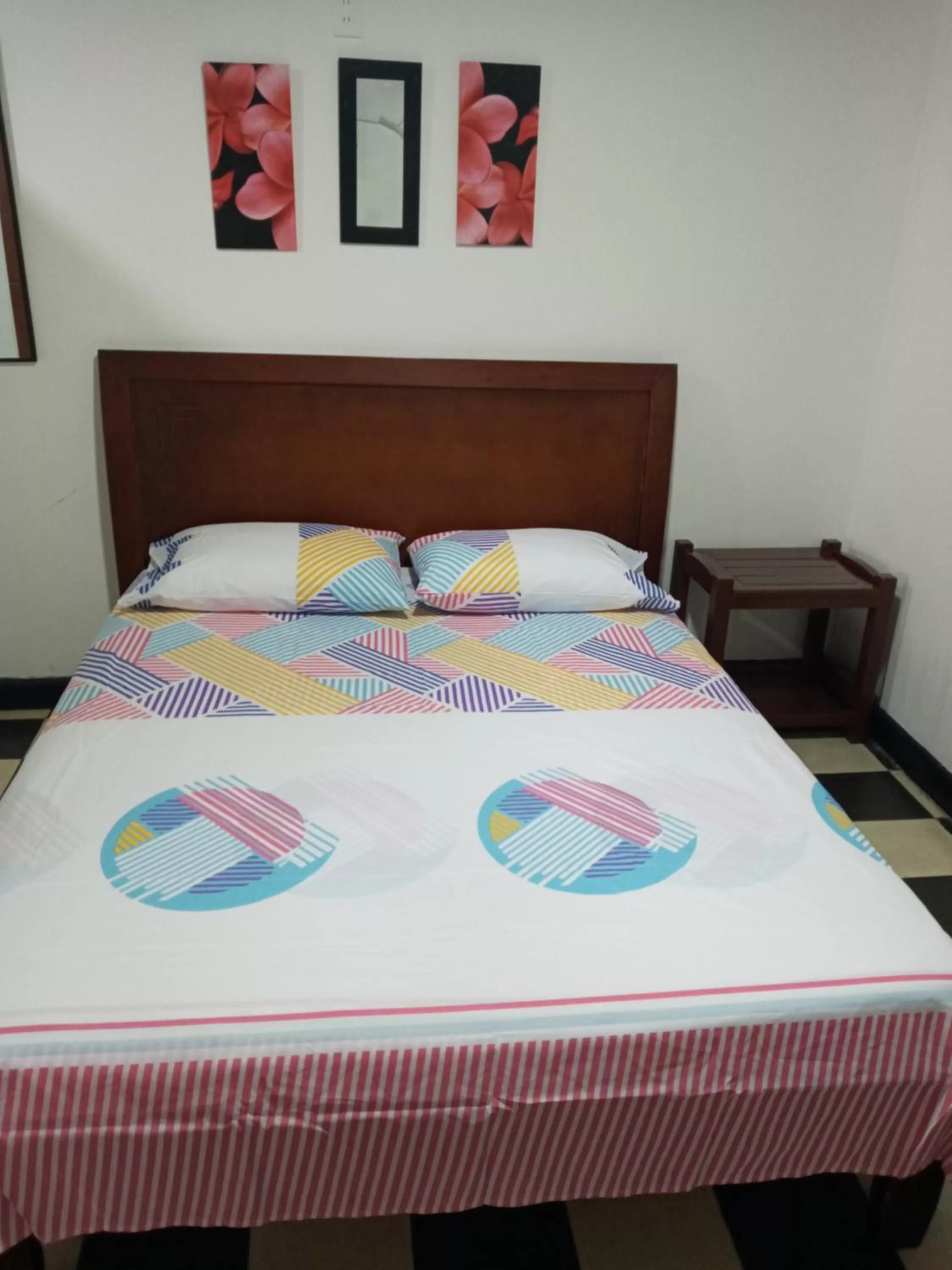 Bed in Hospedaje Santa Bárbara