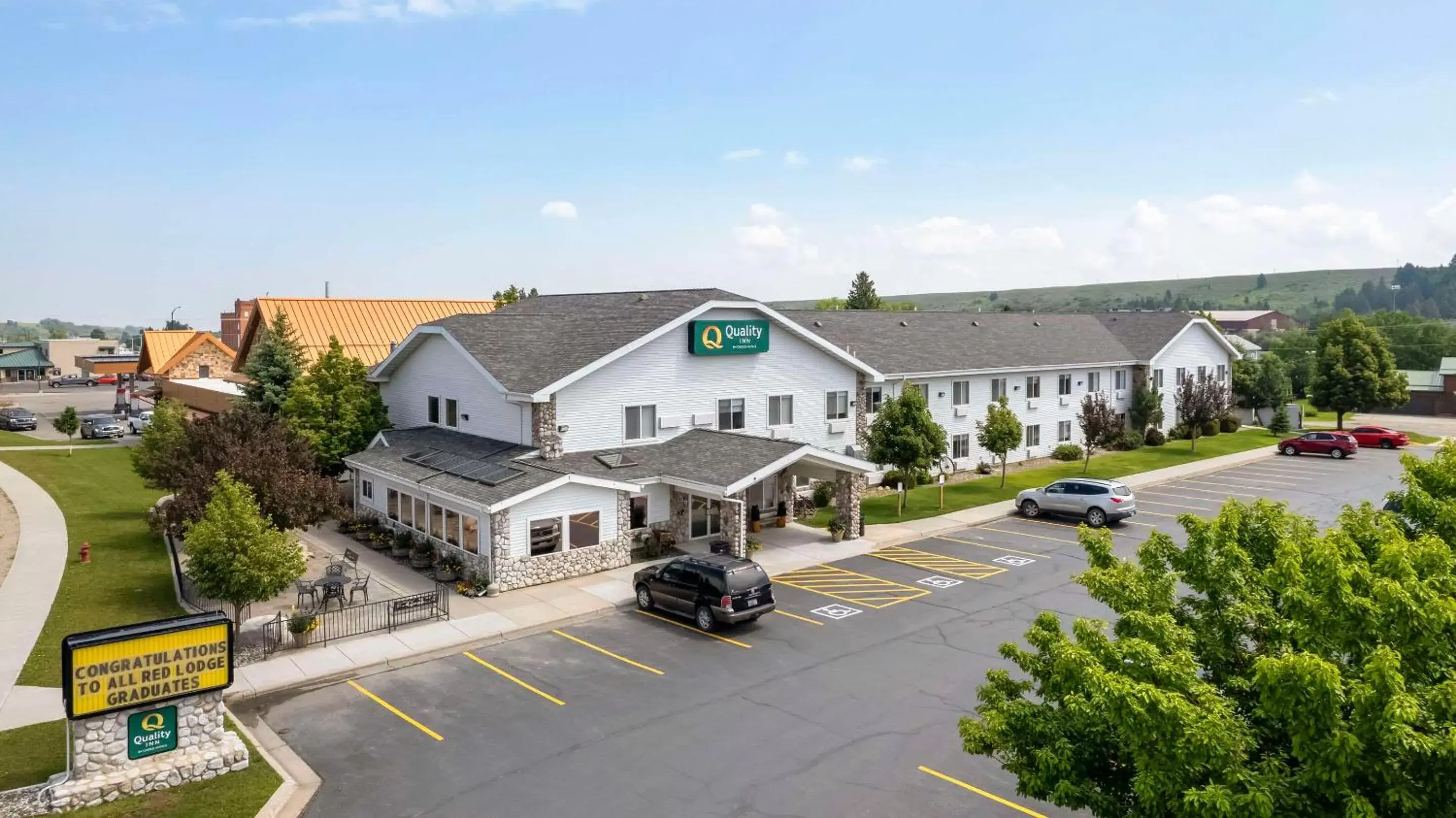 Property building, Bird's-eye View in Quality Inn Red Lodge Gateway To Yellowstone