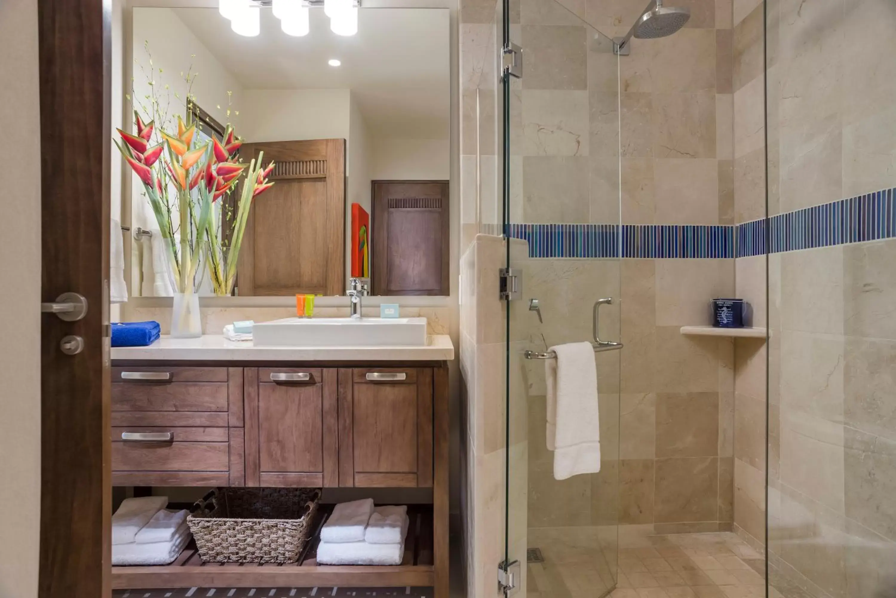 Shower, Bathroom in V Azul Vallarta - Luxury Vacation Rental Adults Only