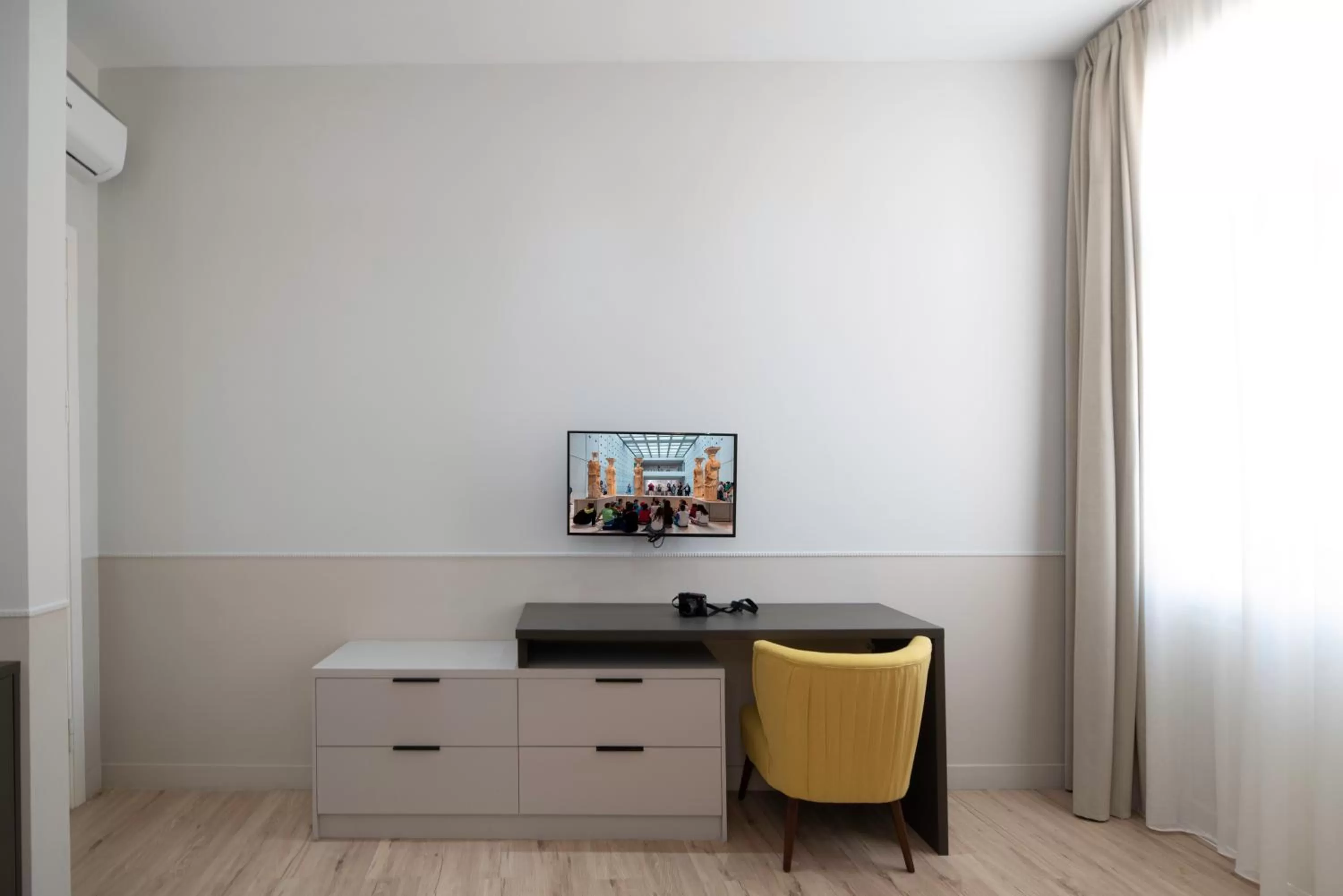 Seating area in Plaka Arch Suites