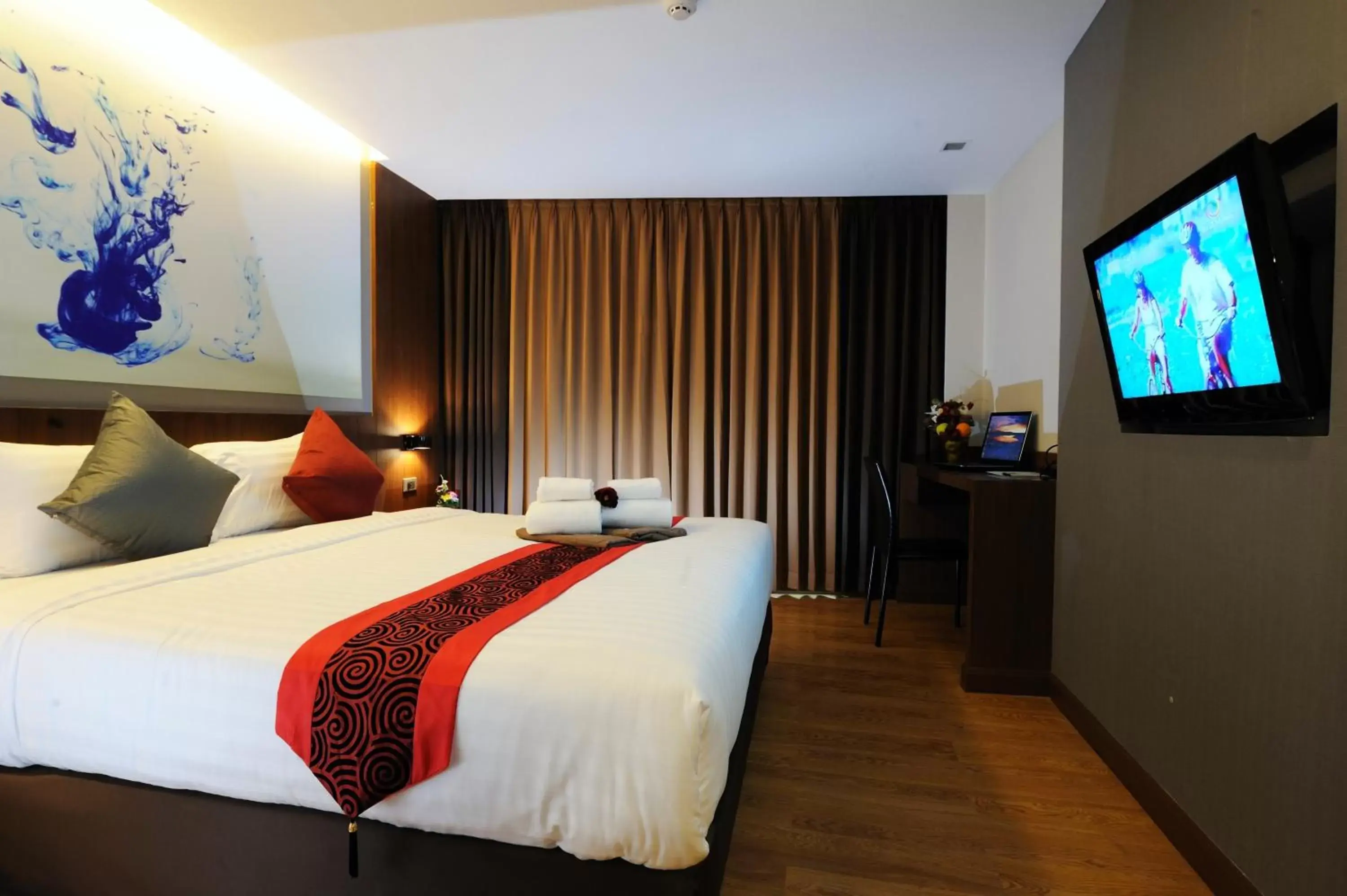 Decorative detail, Bed in 41 Suite Bangkok